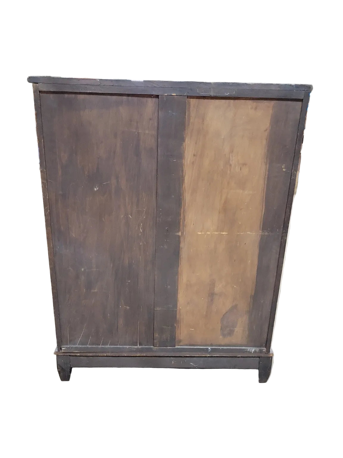 Antique Glass Door Bookcase Cabinet