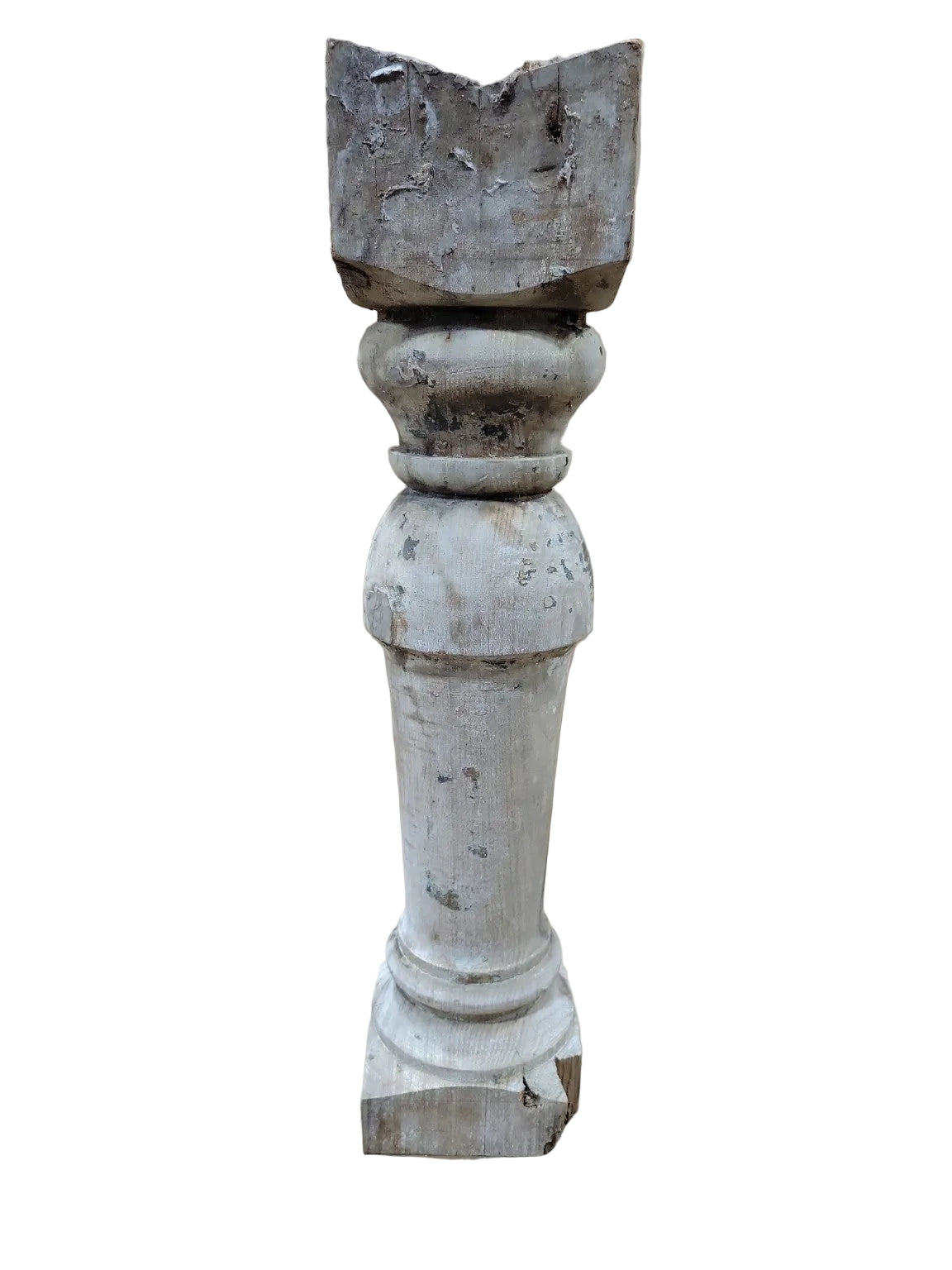 Antique Turned Wood Railing Posts – Set of 15