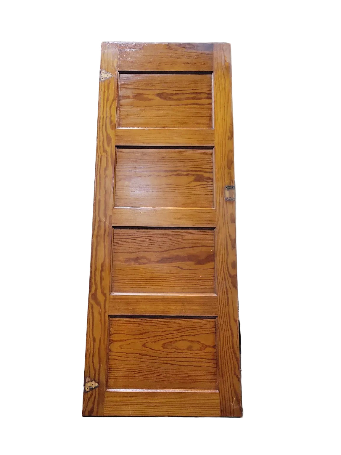 Antique Four Panel Pine Cabinet Door