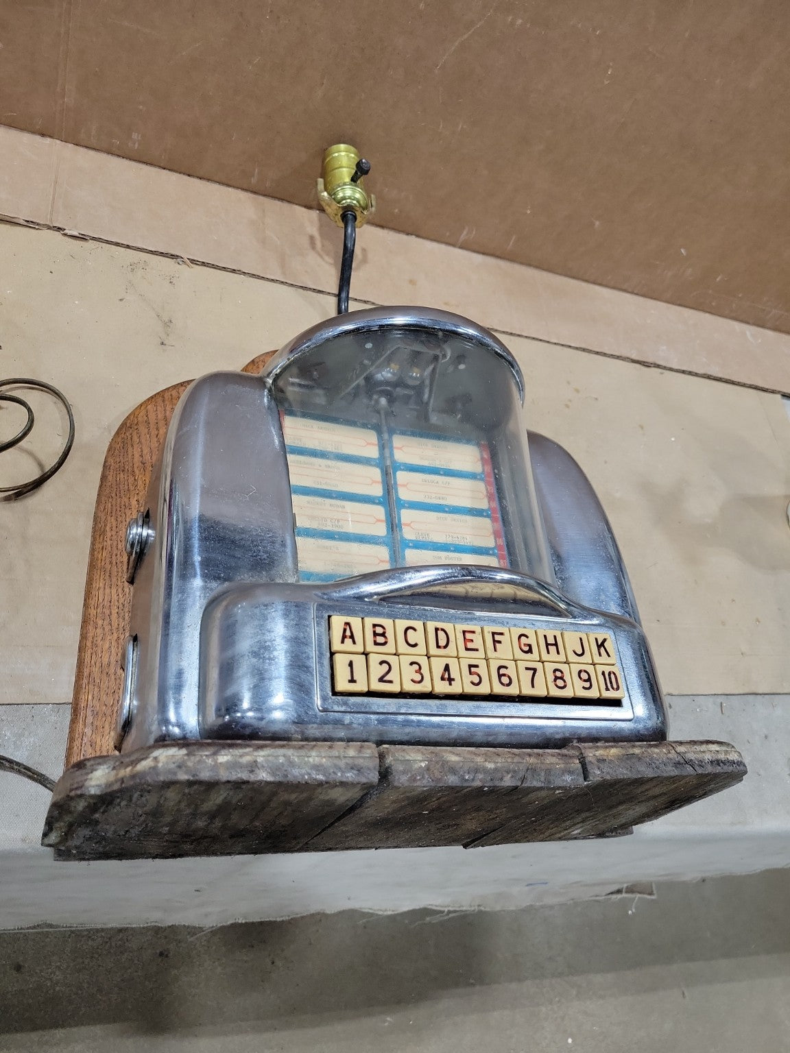 Art Deco Mini Jukebox Lamp Conversion