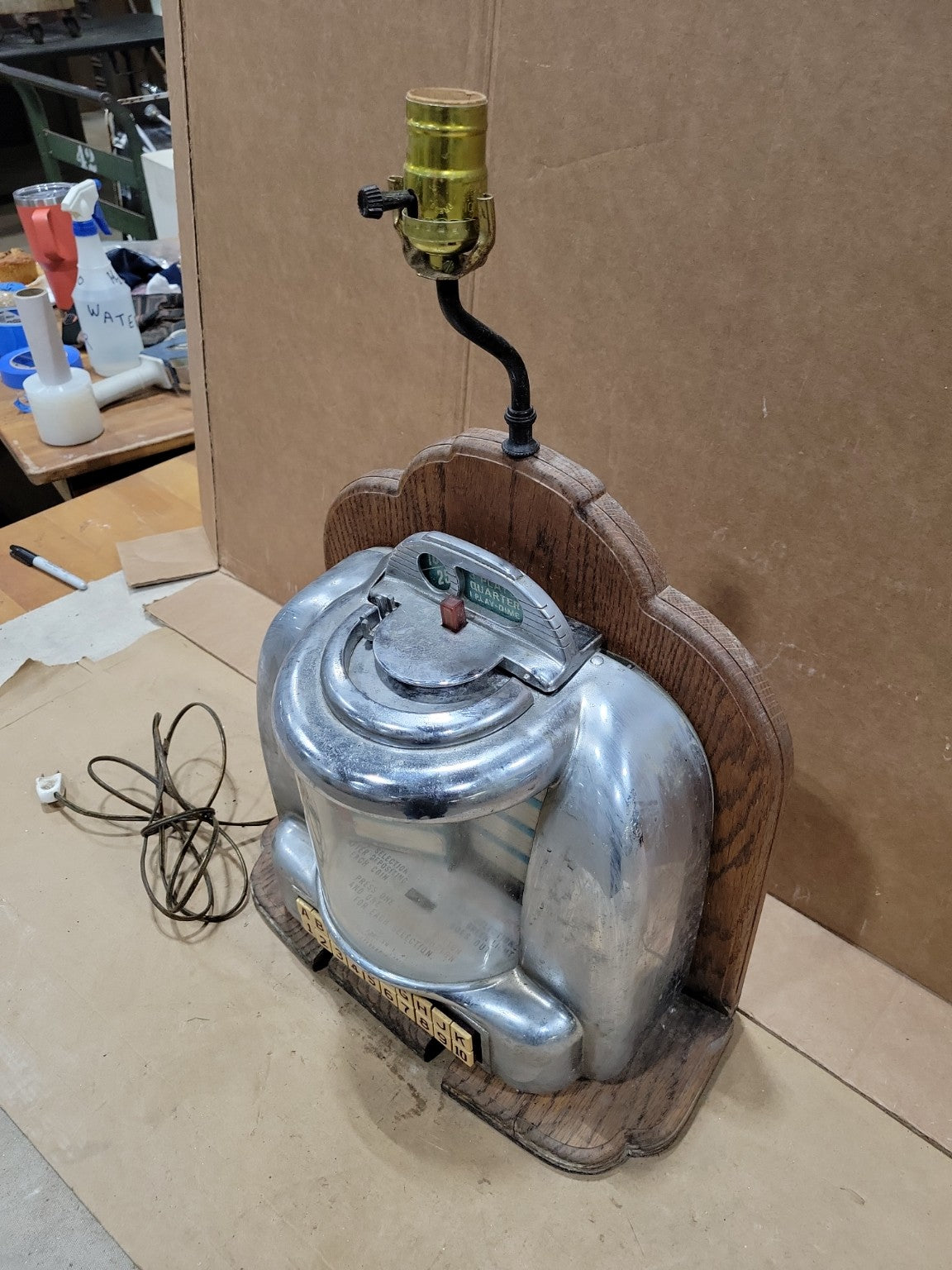 Art Deco Mini Jukebox Lamp Conversion
