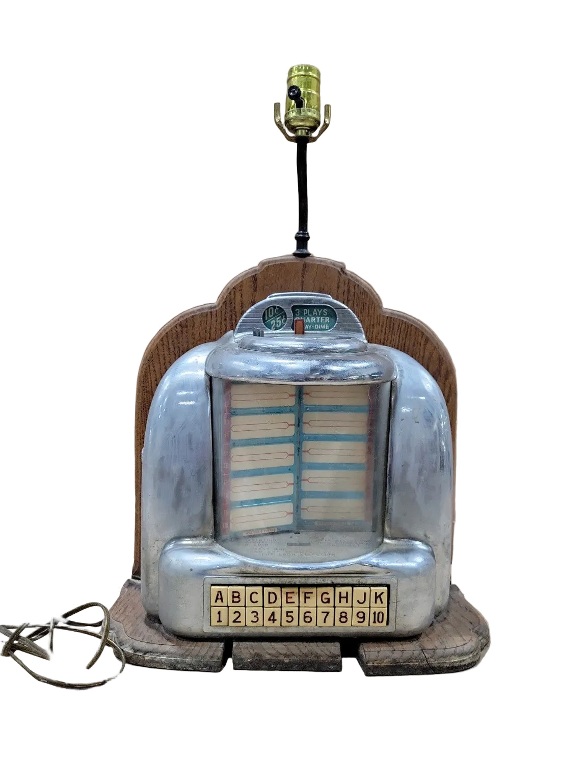 Art Deco Mini Jukebox Lamp Conversion
