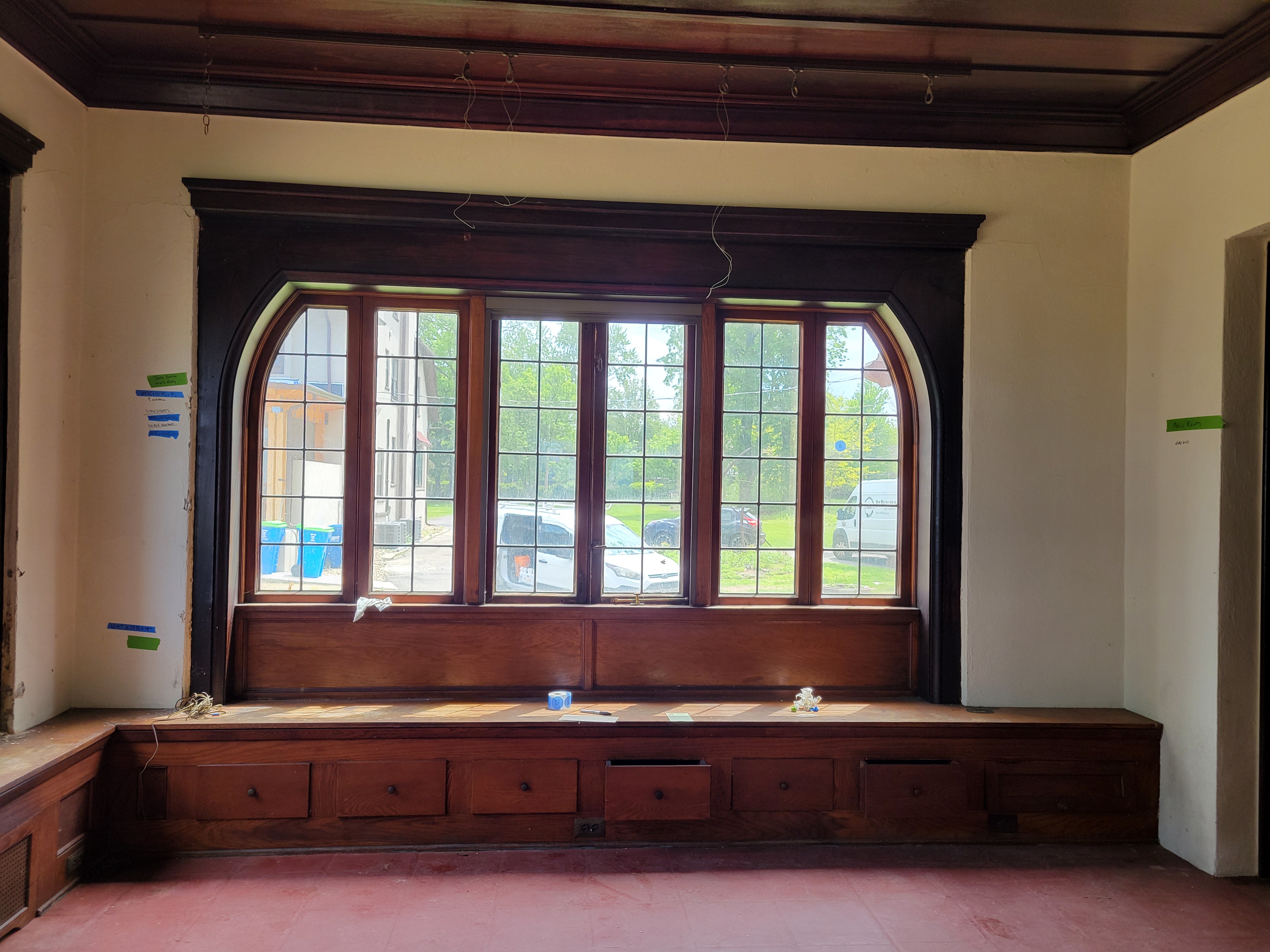 1913 Music Room Window Assembly