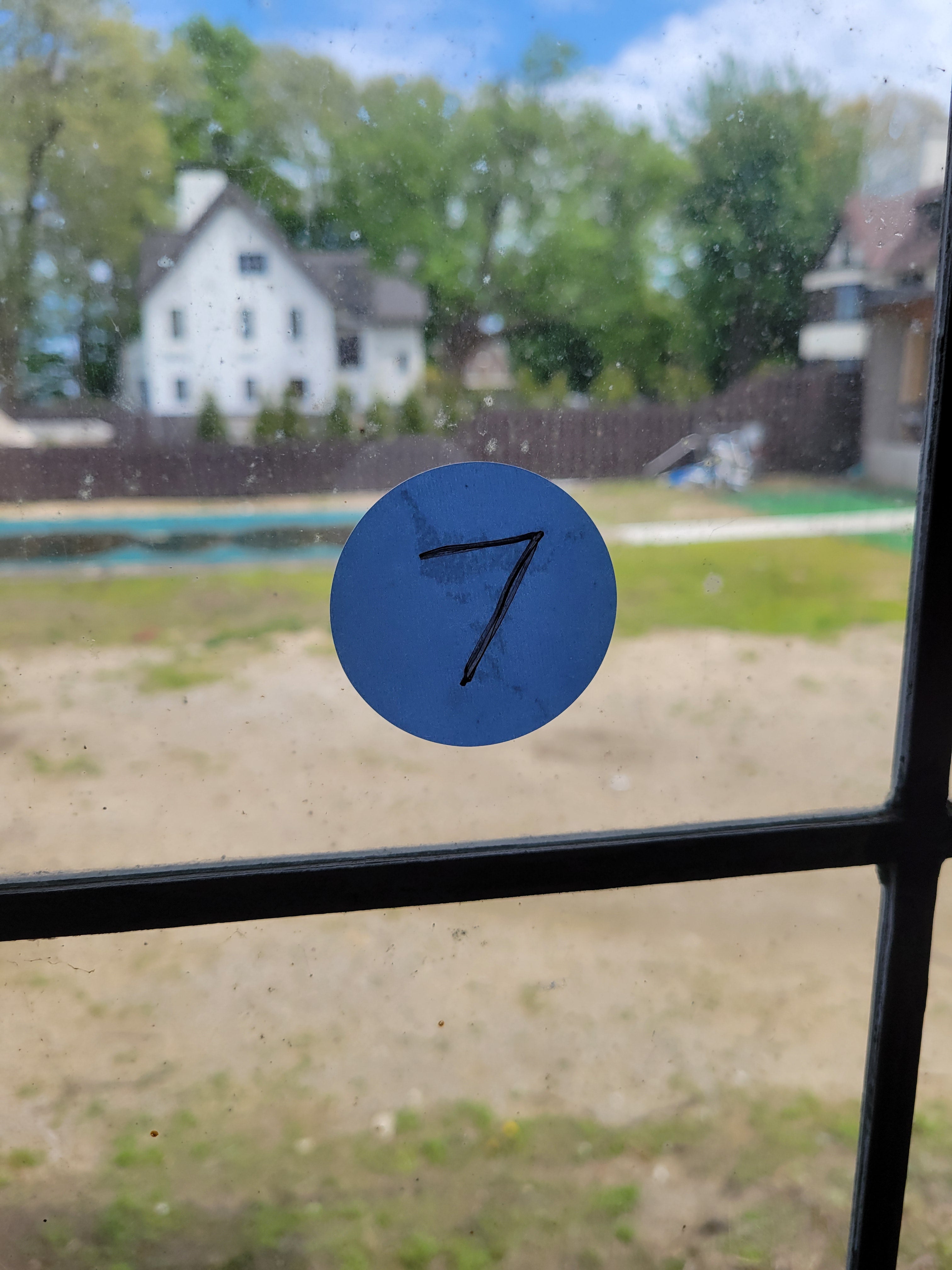 1913 Solid Wood Music Room Window Assembly