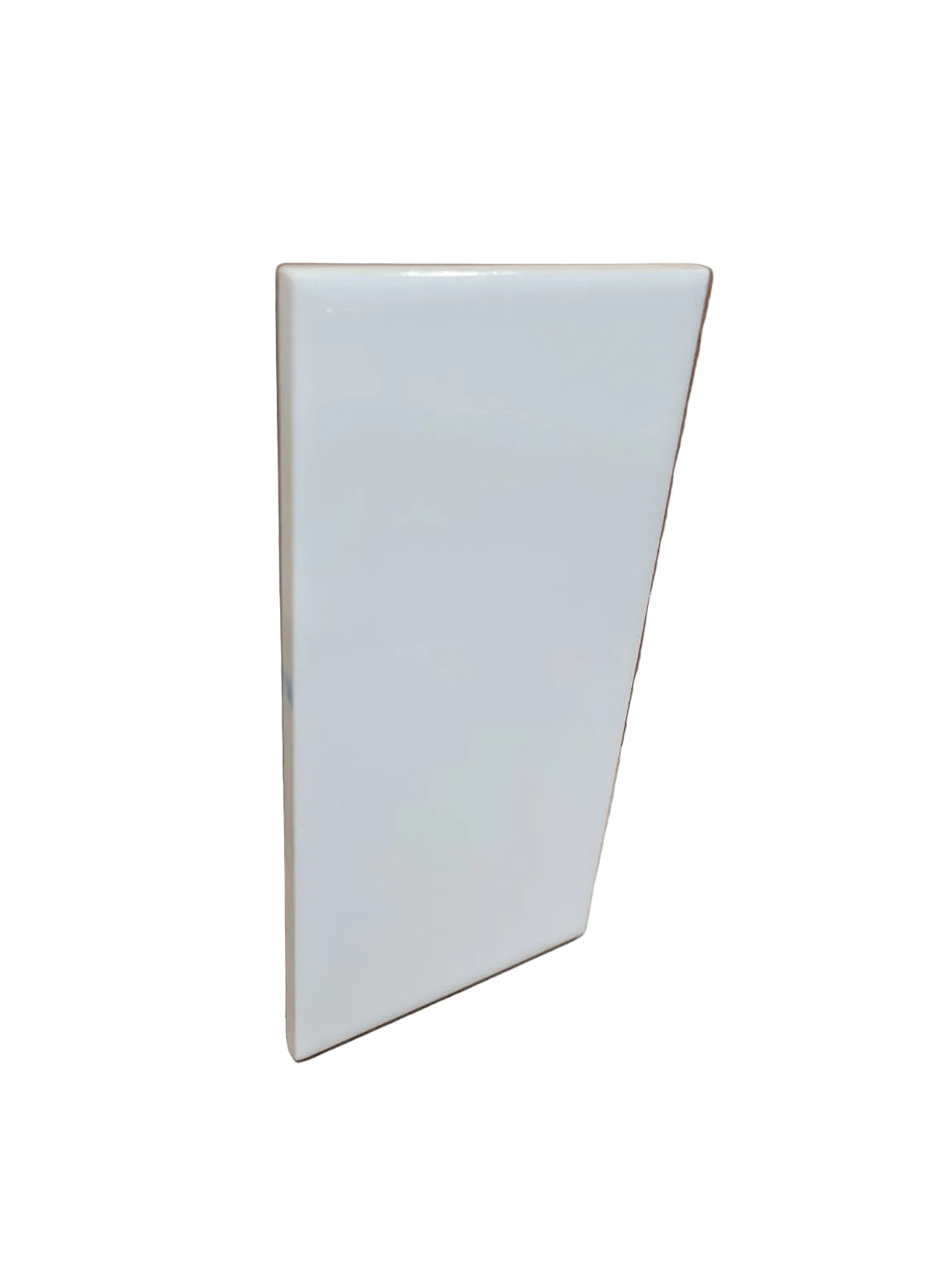 Lanka Walltiles Eggshell White Glazed Ceramic Tile Set – 3" x 6" (115 Pieces)