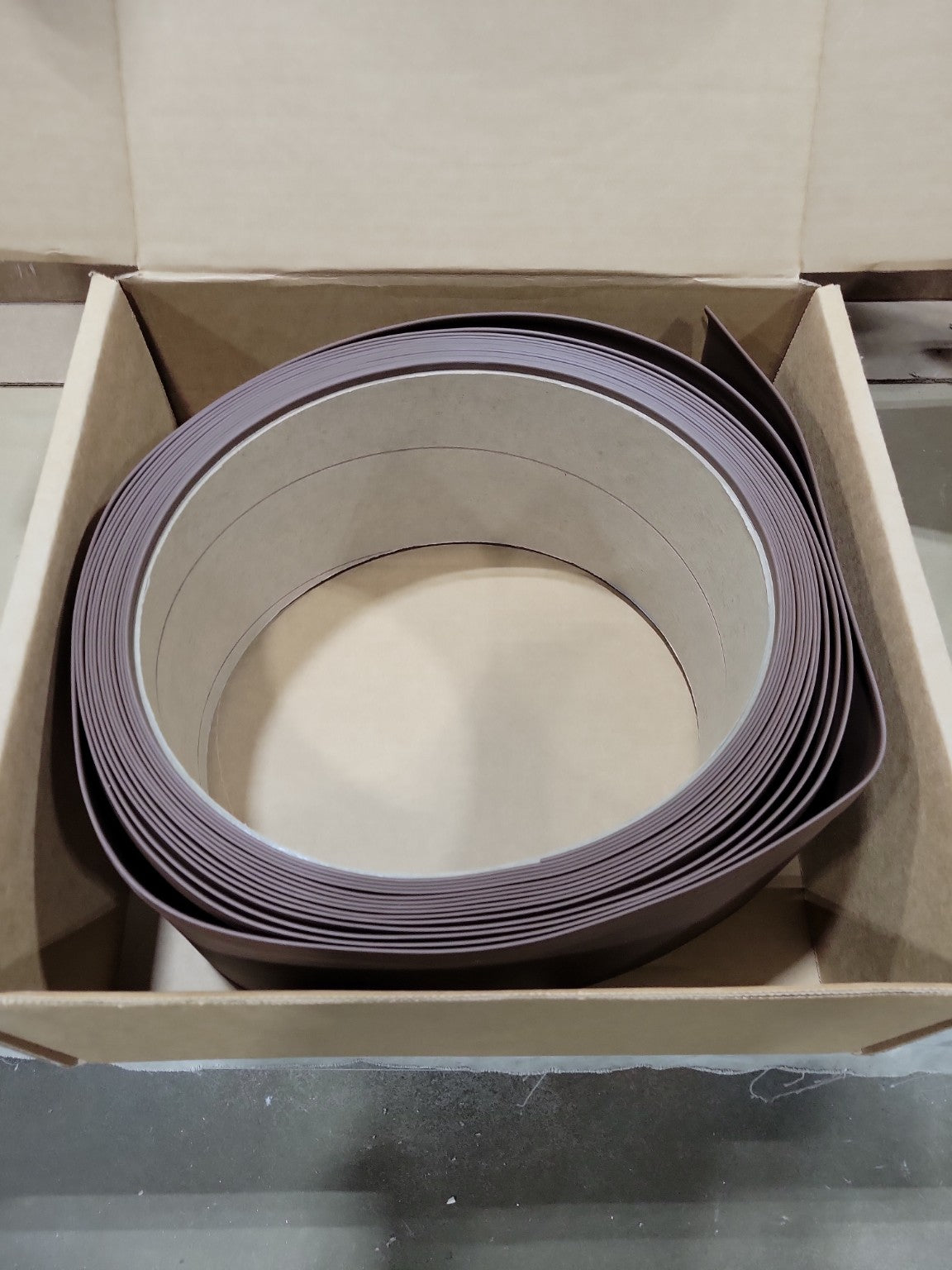 Espresso Vinyl Stair Riser Coil – 7" x 50'