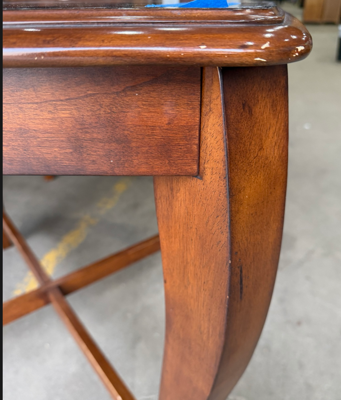 Hammary Hidden Treasures Pub Table with Glass Top