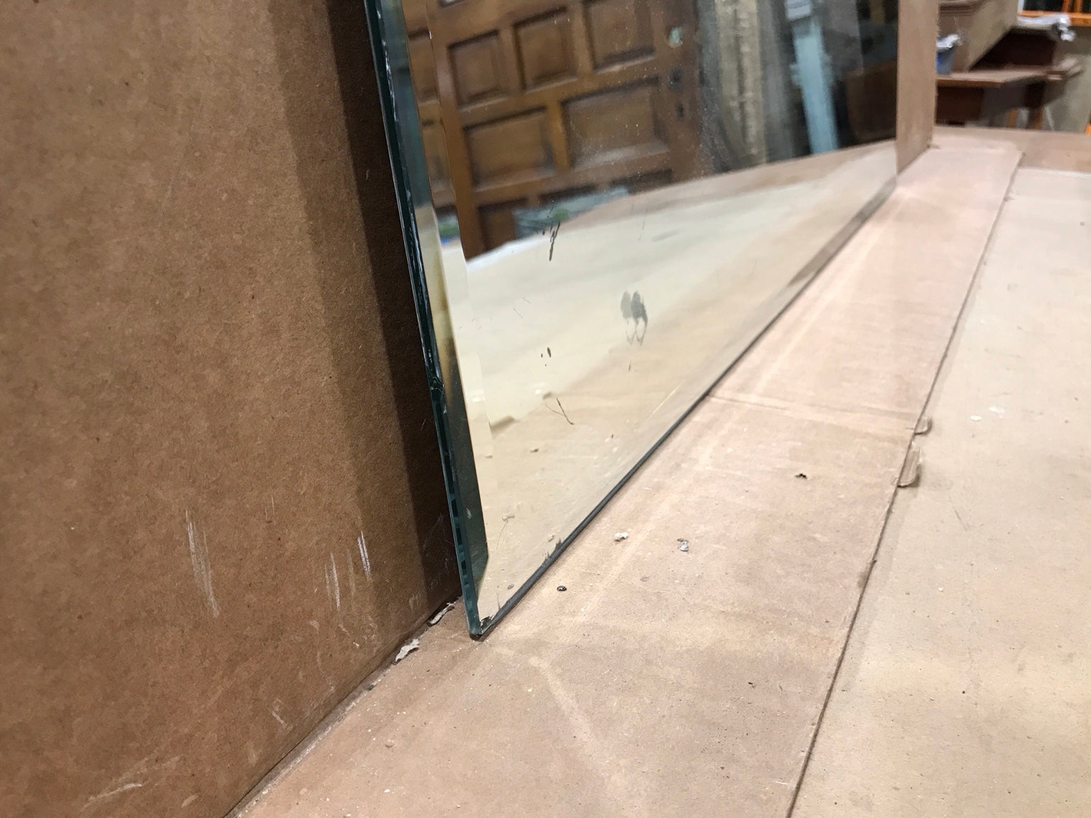 Large Frameless Modern Wall Mirror
