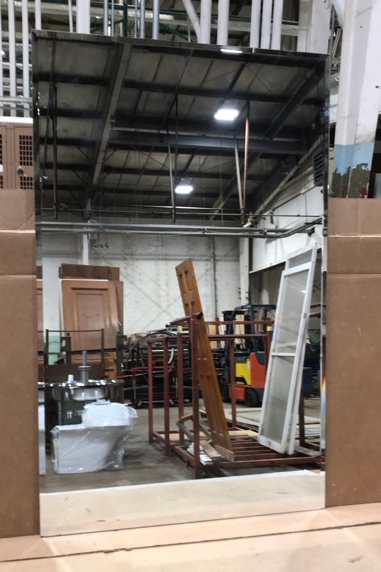 Large Frameless Modern Wall Mirror