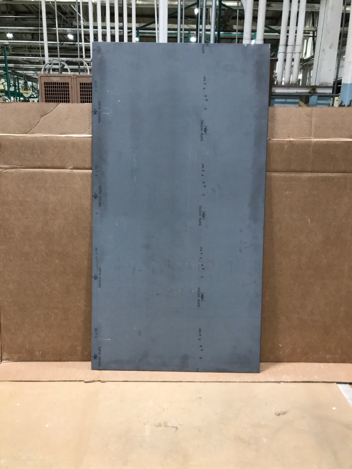 1980 Toledo Plate Frameless Vanity Mirror