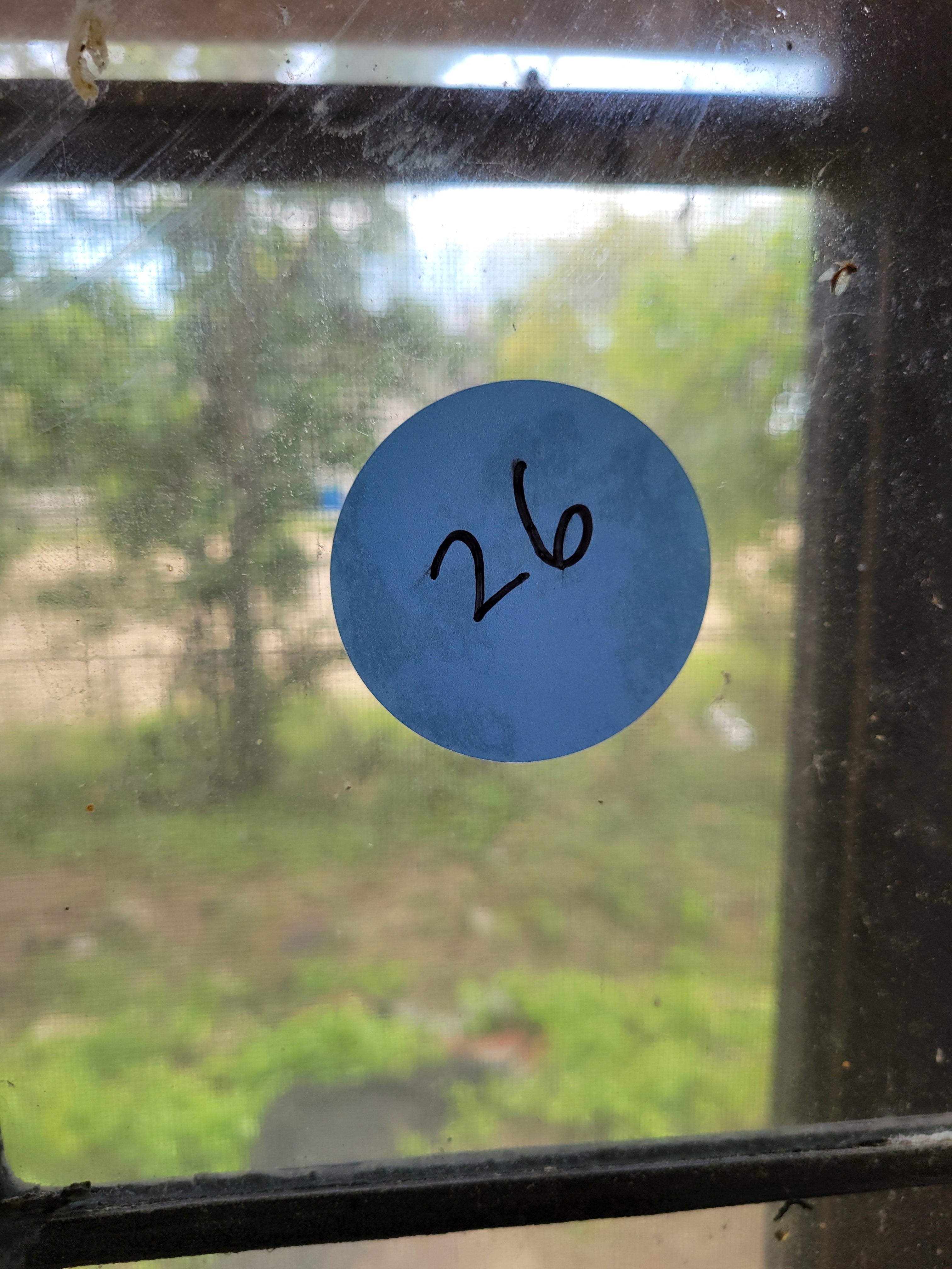 #26 Antique Leaded Glass Bay Window – Left Panel
