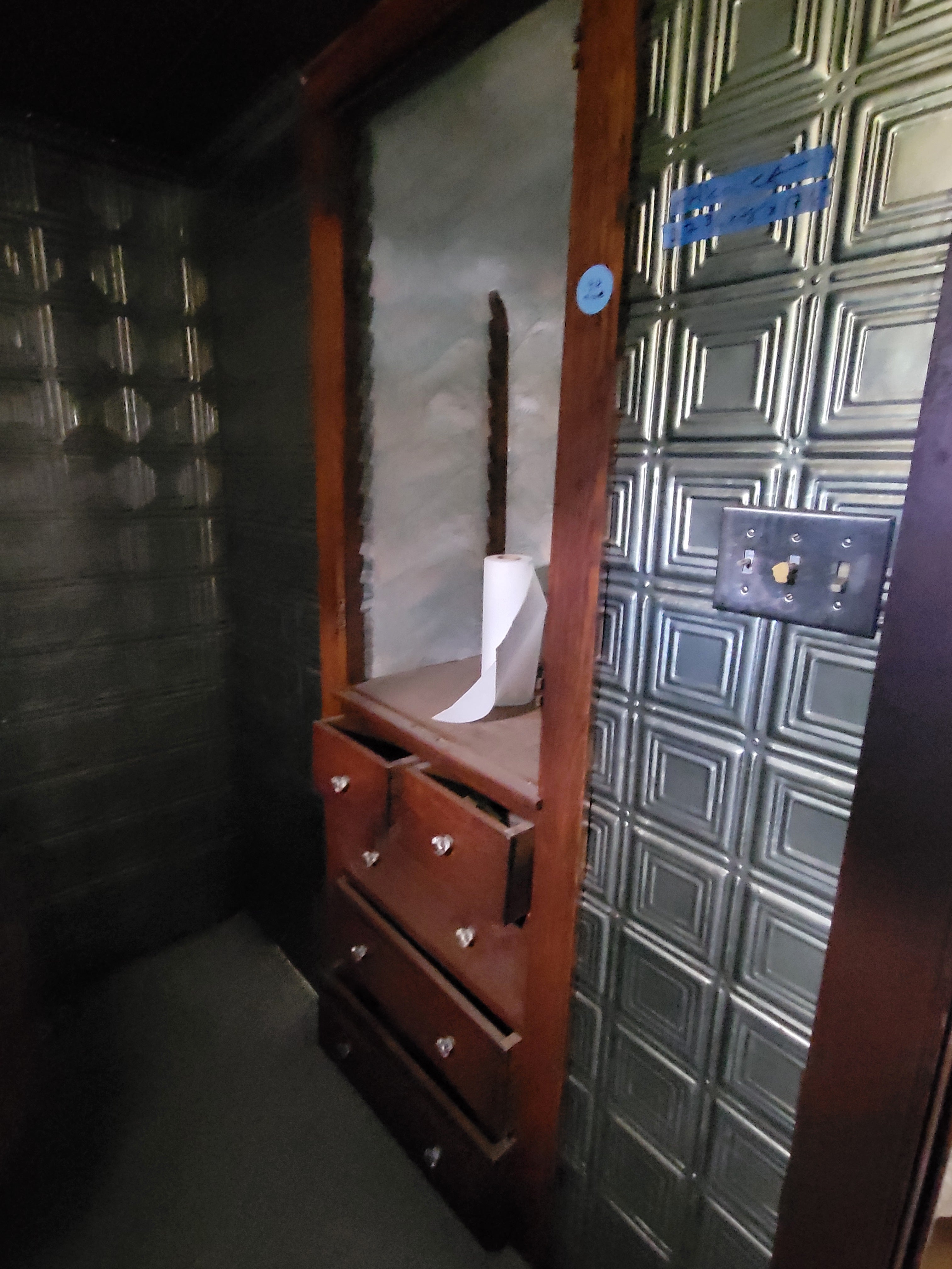 #44 Built-In Alcove Cabinet with Drawers