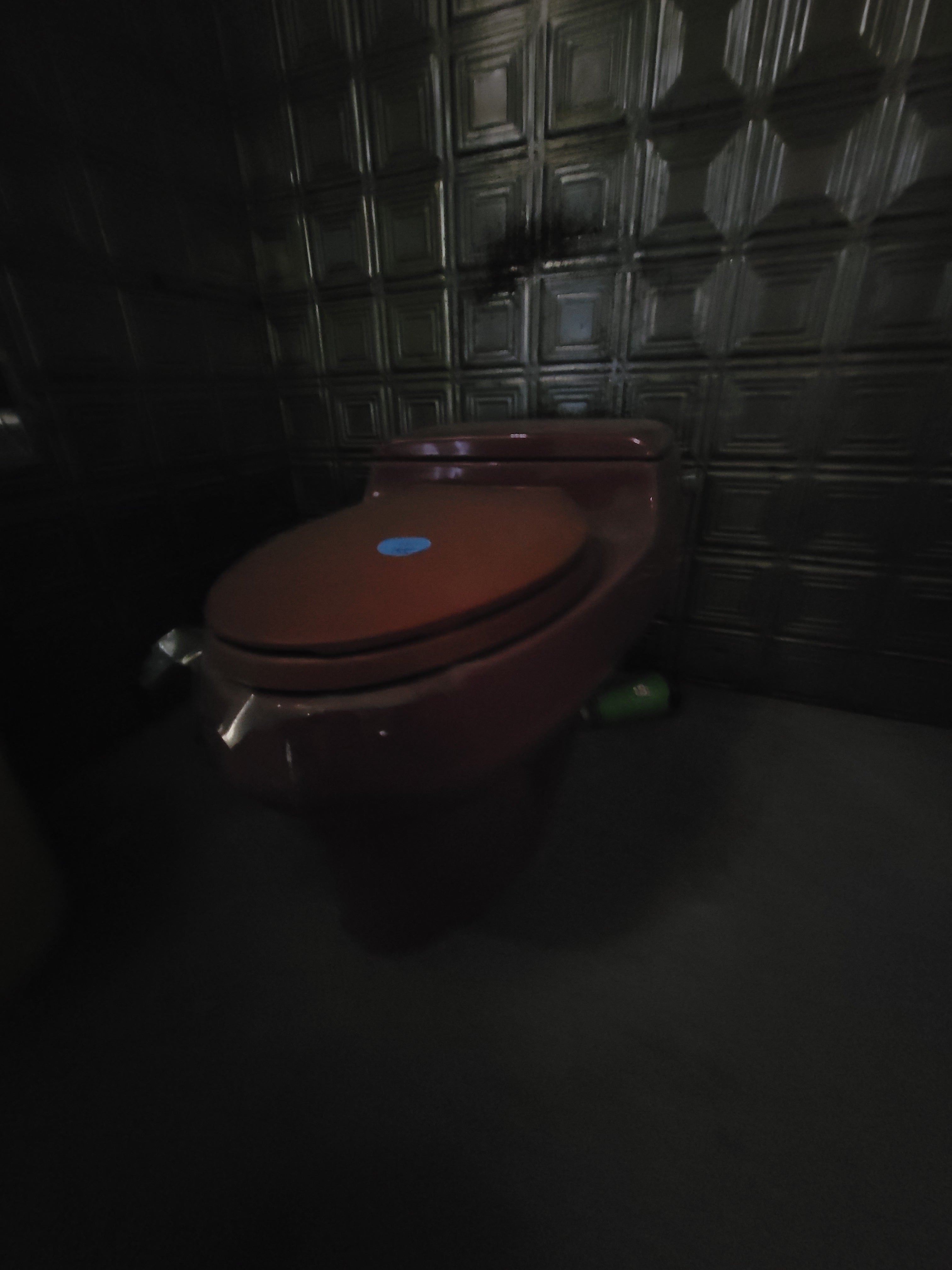 #45 Vintage Mauve Bathroom Toilet and Sink Set