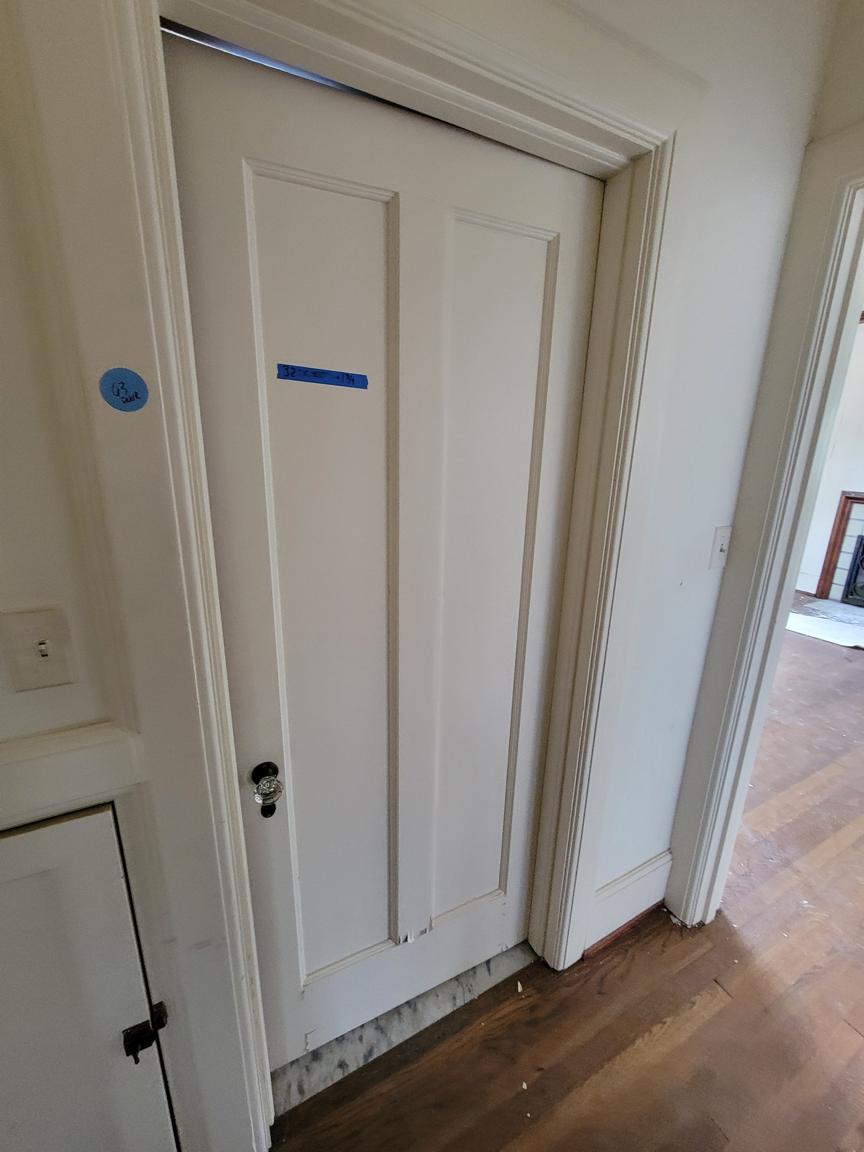 #63 Painted Two-Panel Interior Door
