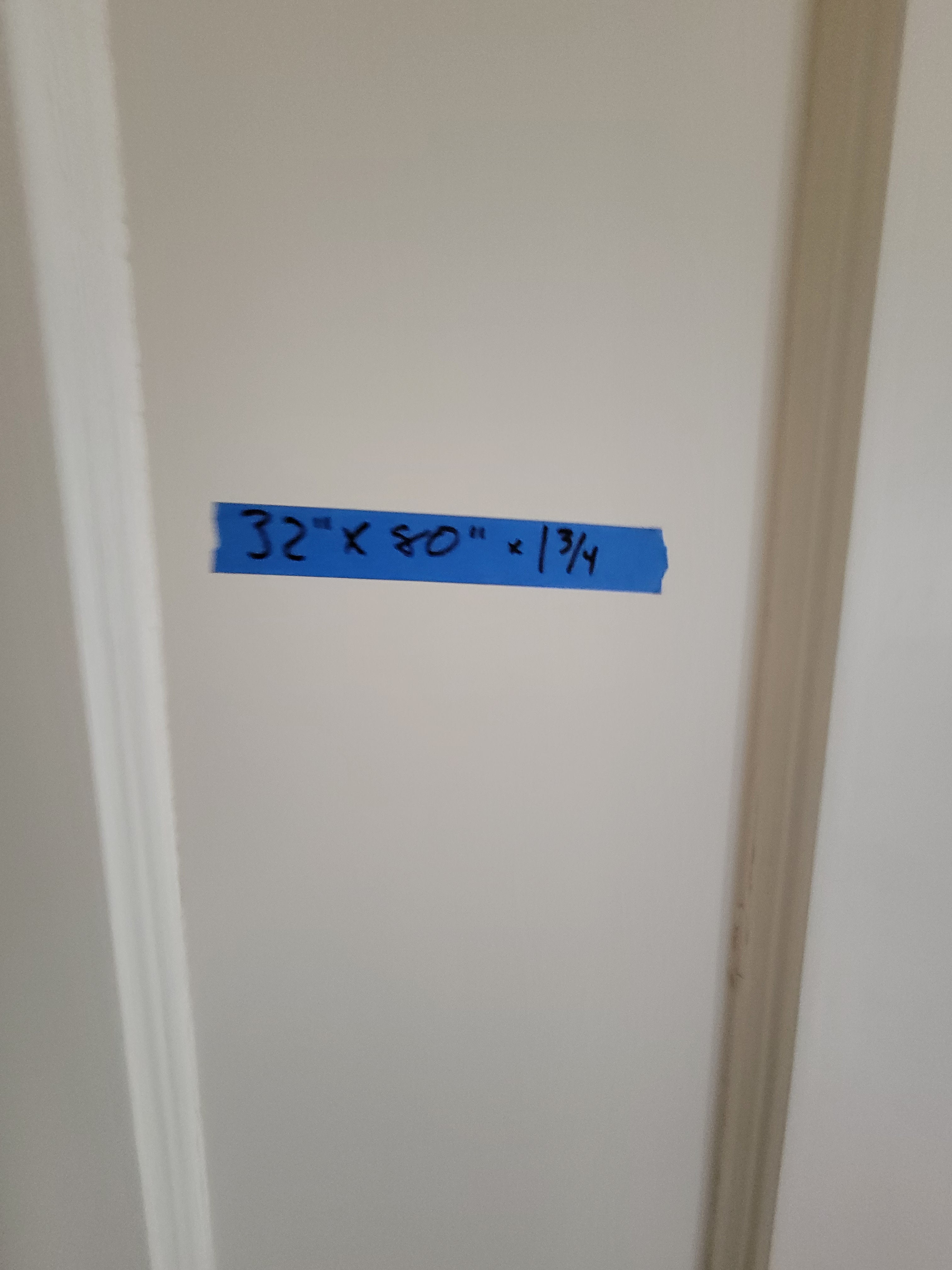 #63 Painted Two-Panel Interior Door
