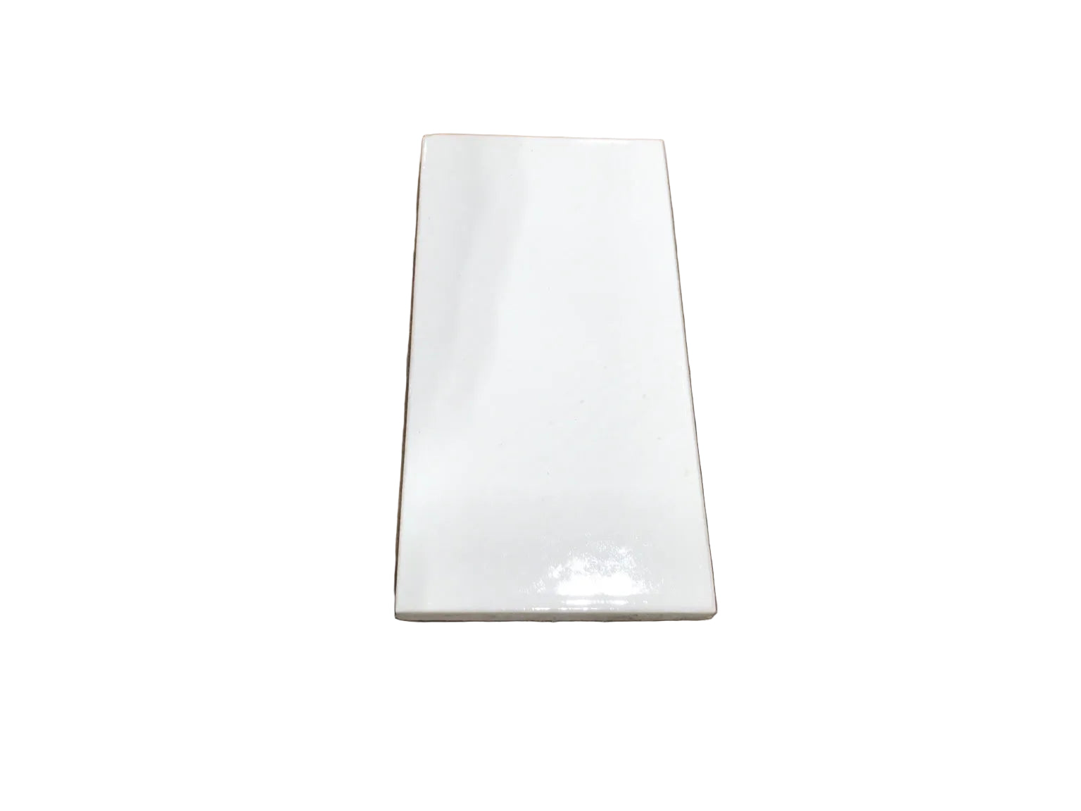 Glossy White Subway Tile Lot – 3" x 6" Ceramic Wall Tile