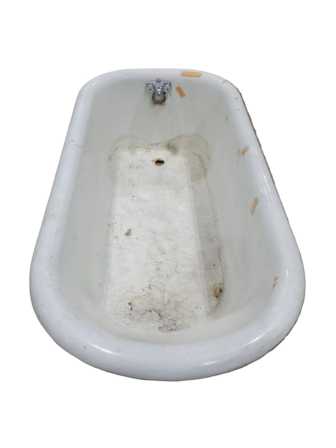 Vintage Cast Iron Clawfoot Bathtub with Feet