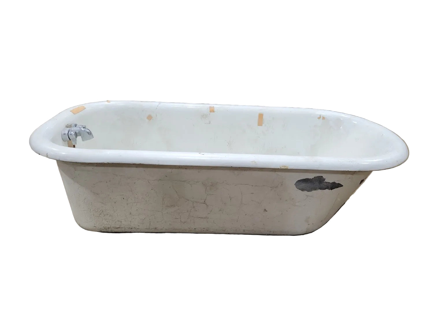 Vintage Cast Iron Clawfoot Bathtub with Feet