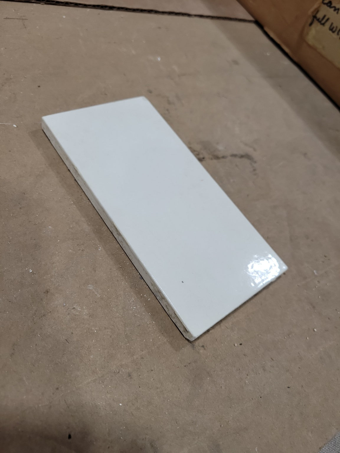 Salvaged White Ceramic Wall Tiles – Lot of 40 Pieces