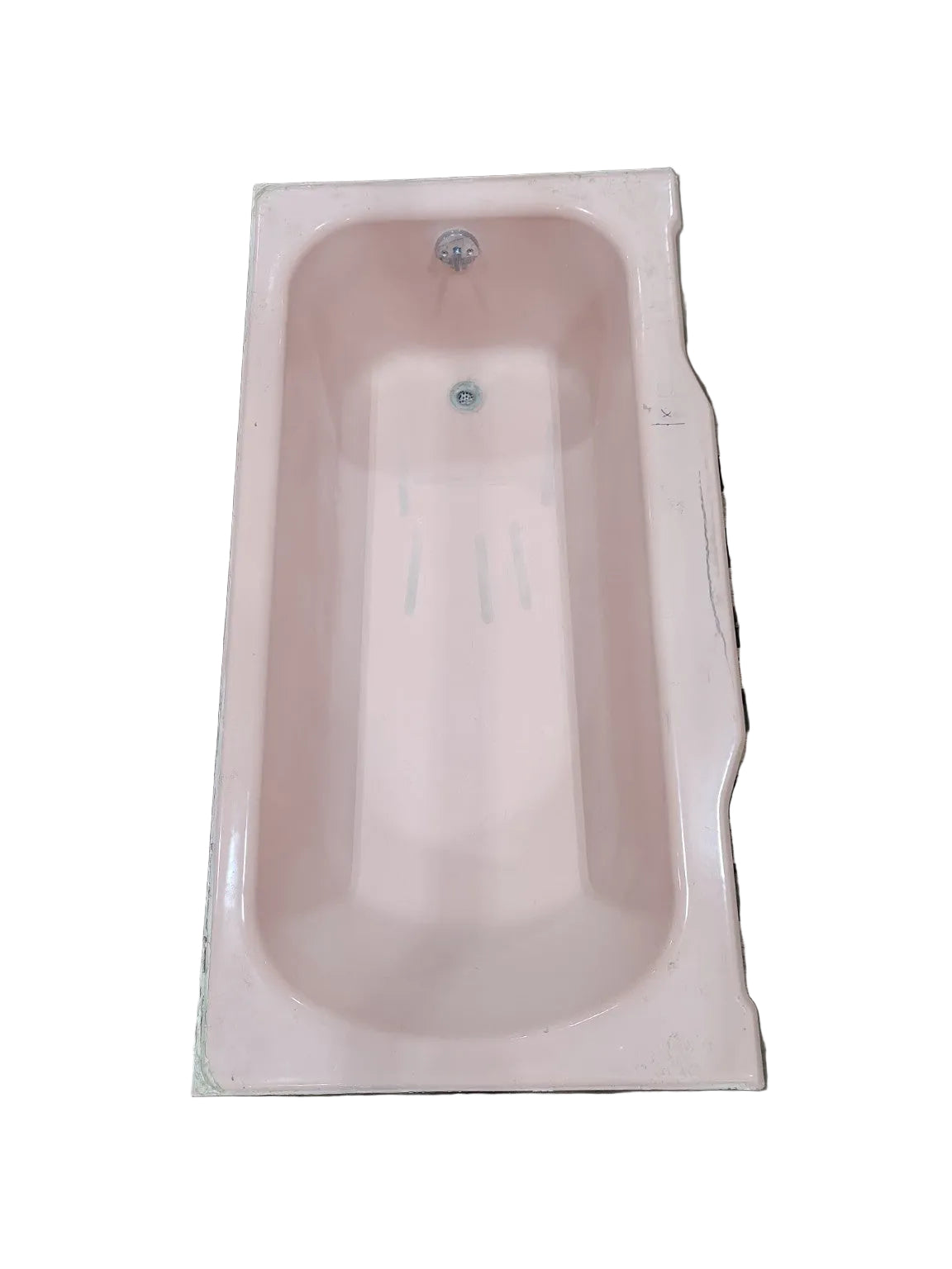Vintage Pink Cast Iron Alcove Bathtub