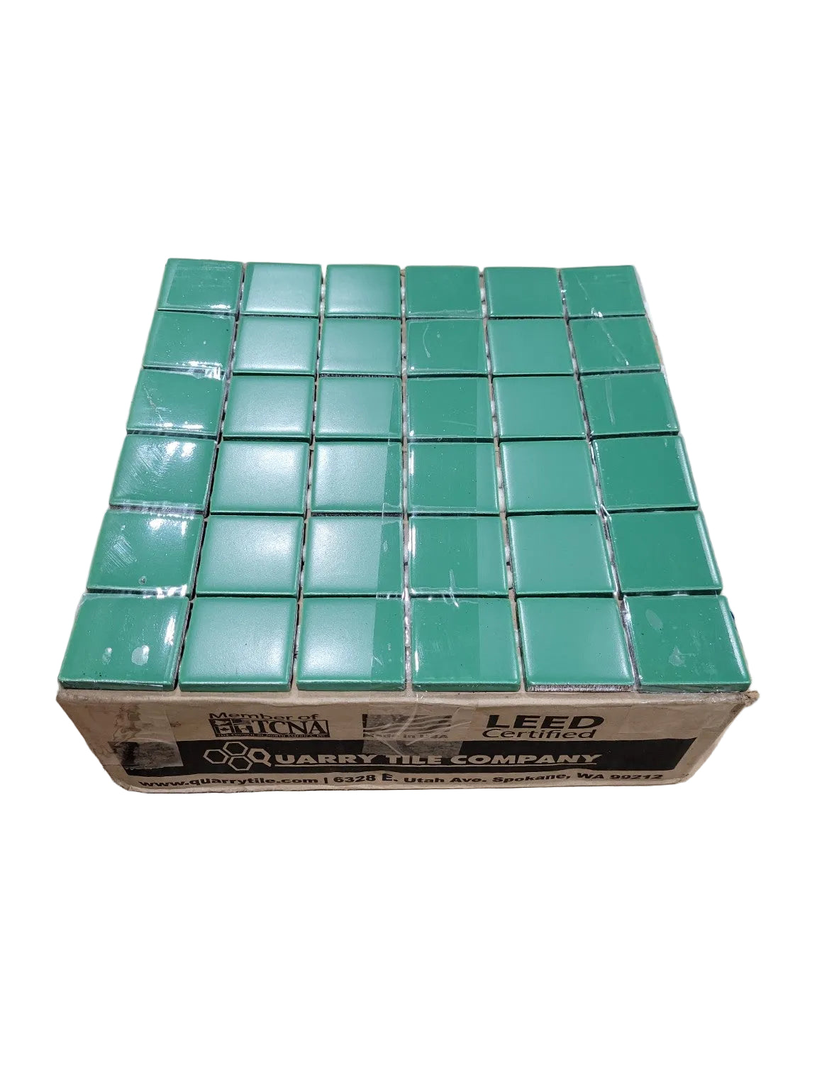Quarry Tile Company Natural Hues Spring Green 2x2 Mosaic Tile – 11 Sq Ft Lot
