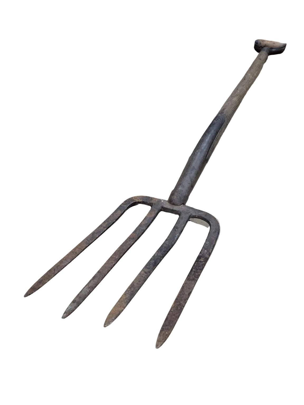Vintage Four-Tine Garden Digging Fork