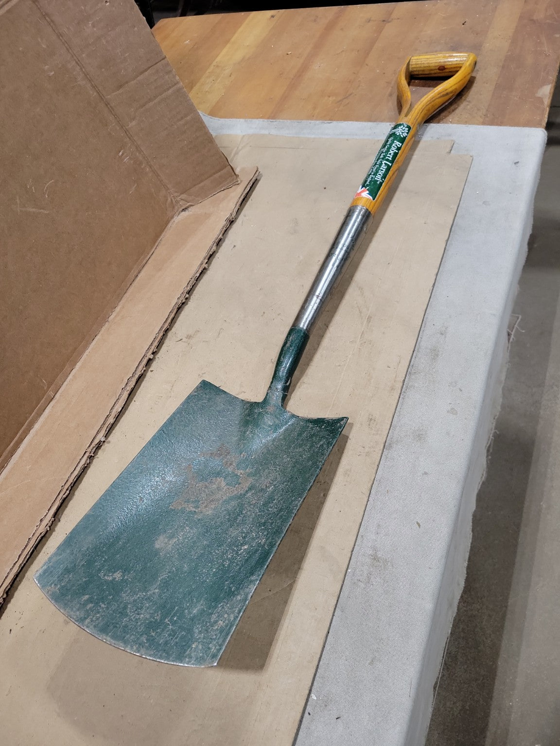 Robert Larson English Forged Border Spade