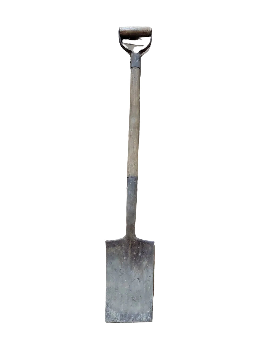 Vintage Industrial Drain Spade with D-Handle