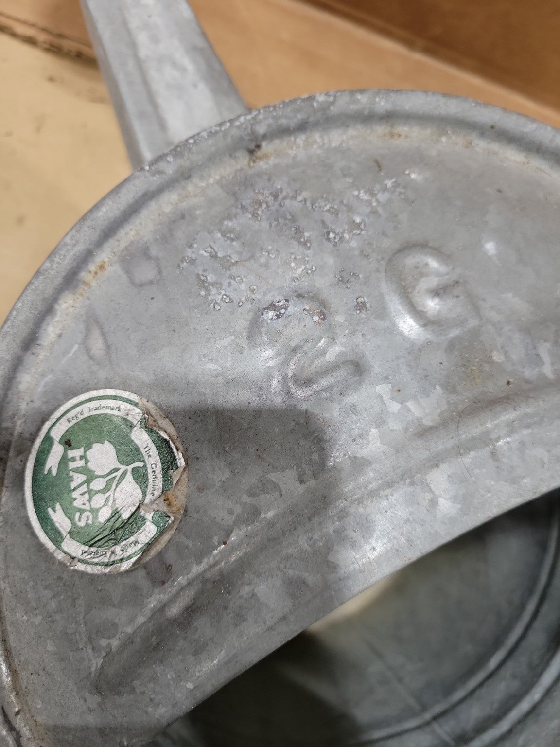 Vintage Haws Galvanized Steel Watering Can