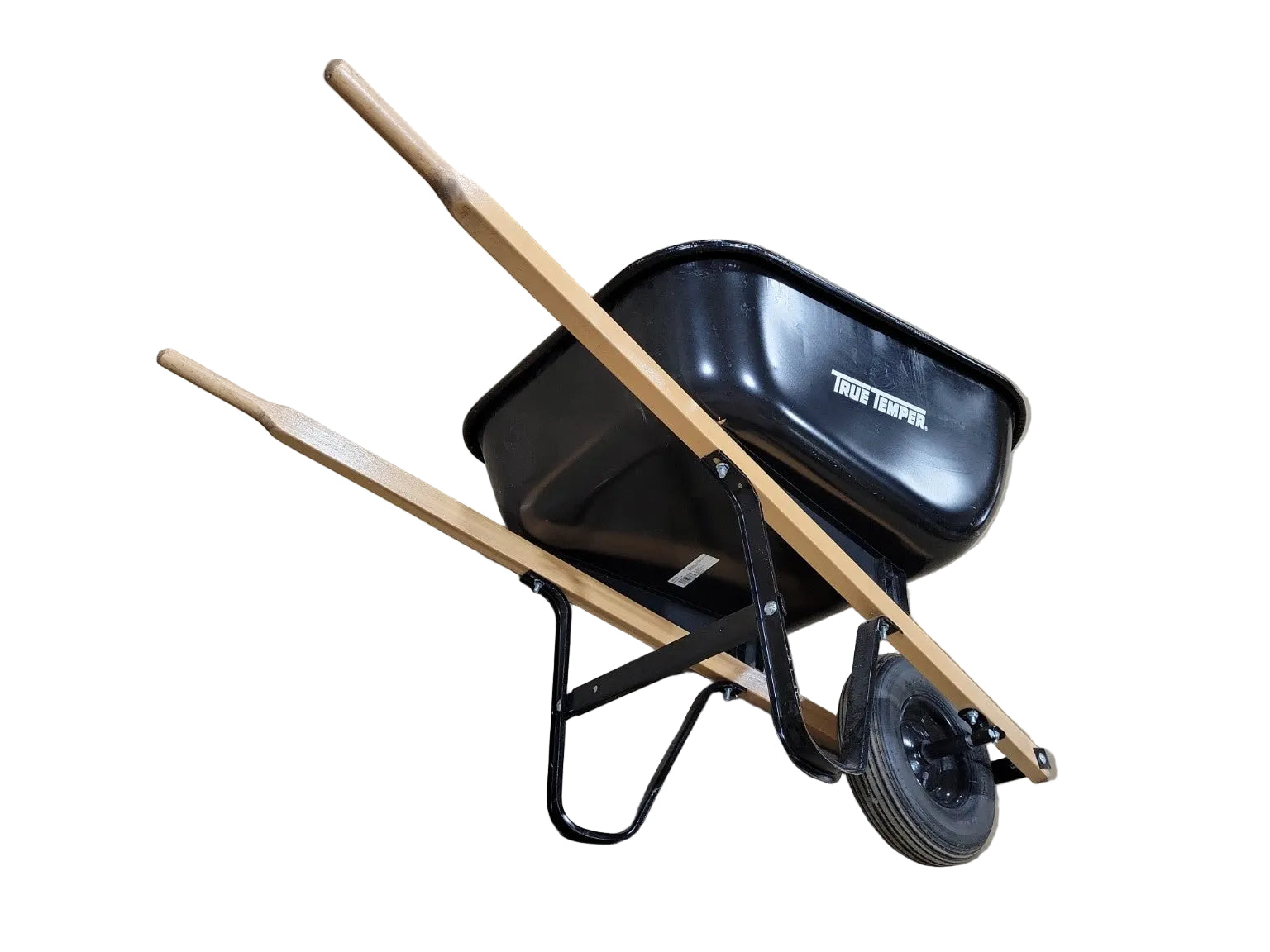 True Temper Poly Garden Wheelbarrow – Single Wheel Utility Cart