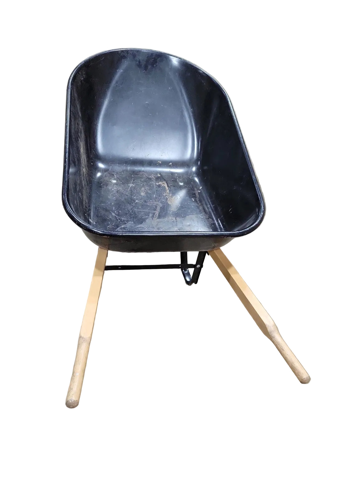 True Temper Poly Garden Wheelbarrow – Single Wheel Utility Cart