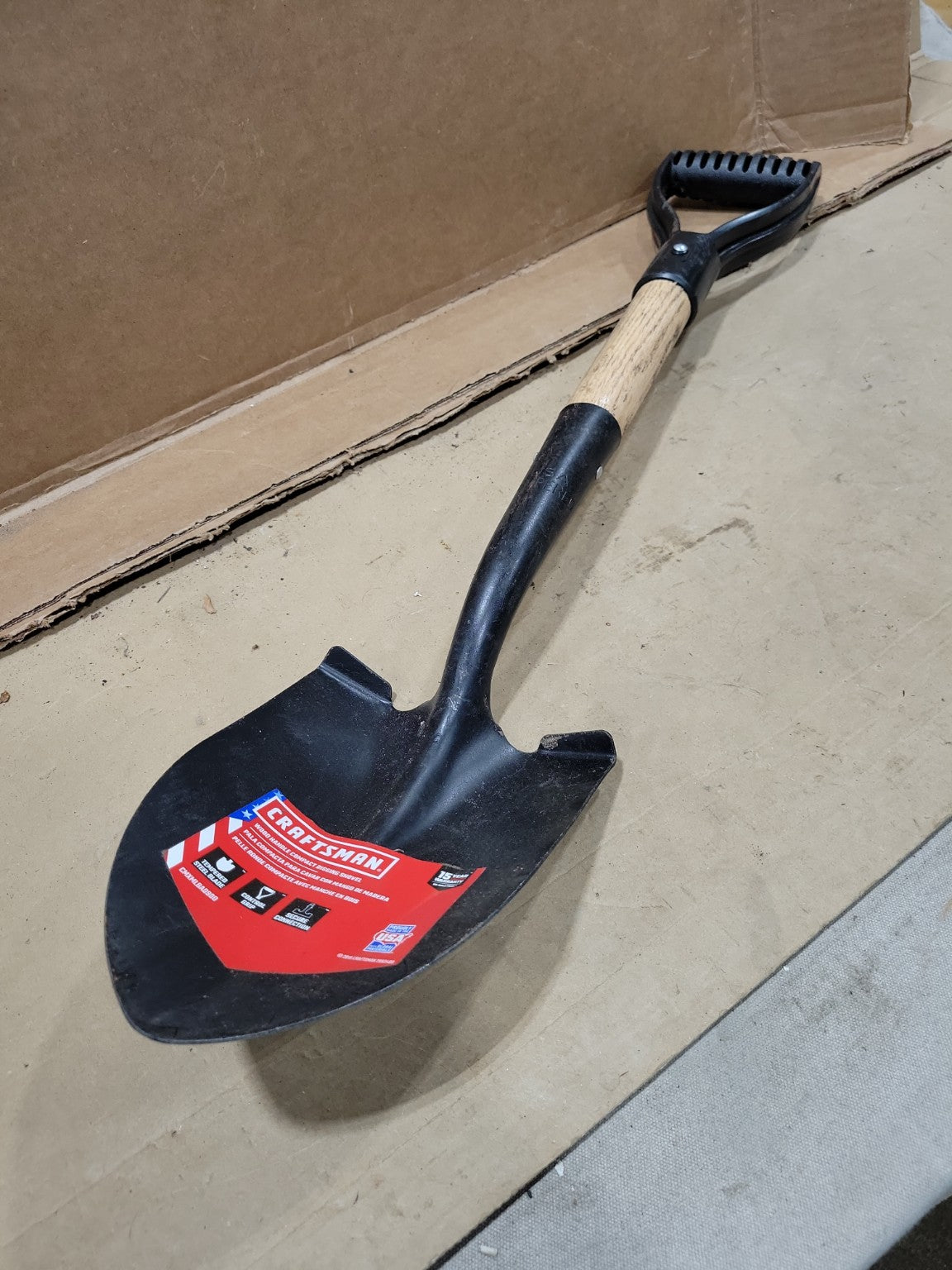 Craftsman Compact Digging Shovel – Steel Blade Garden Spade