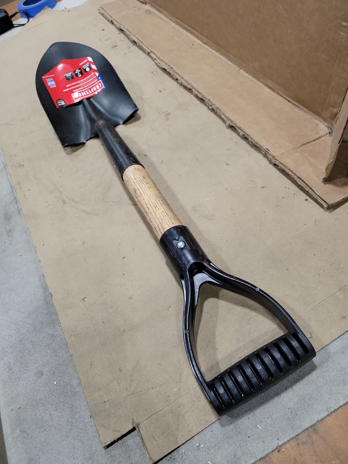 Craftsman Compact Digging Shovel – Steel Blade Garden Spade