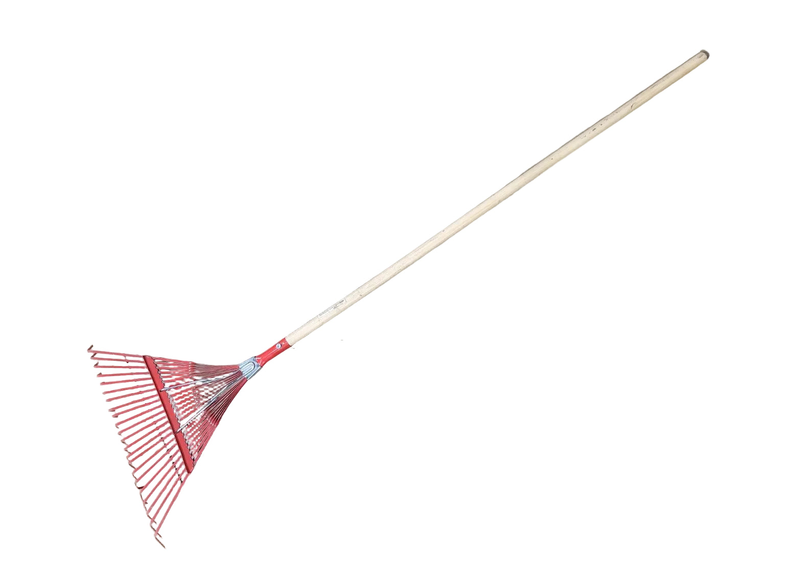 The Backyard Metal Leaf Rake with Wood Handle