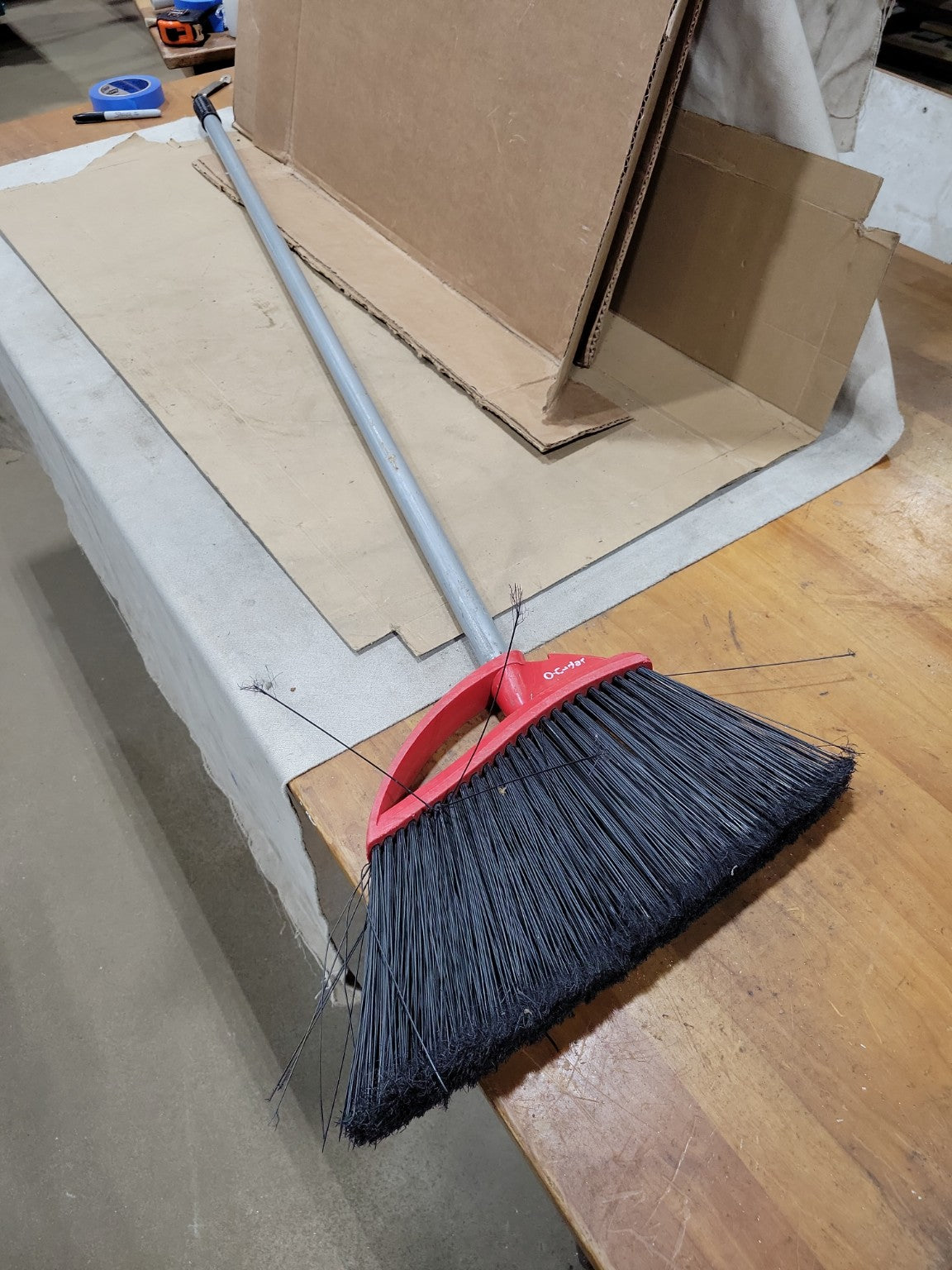 O-Cedar Angle Broom with Steel Handle