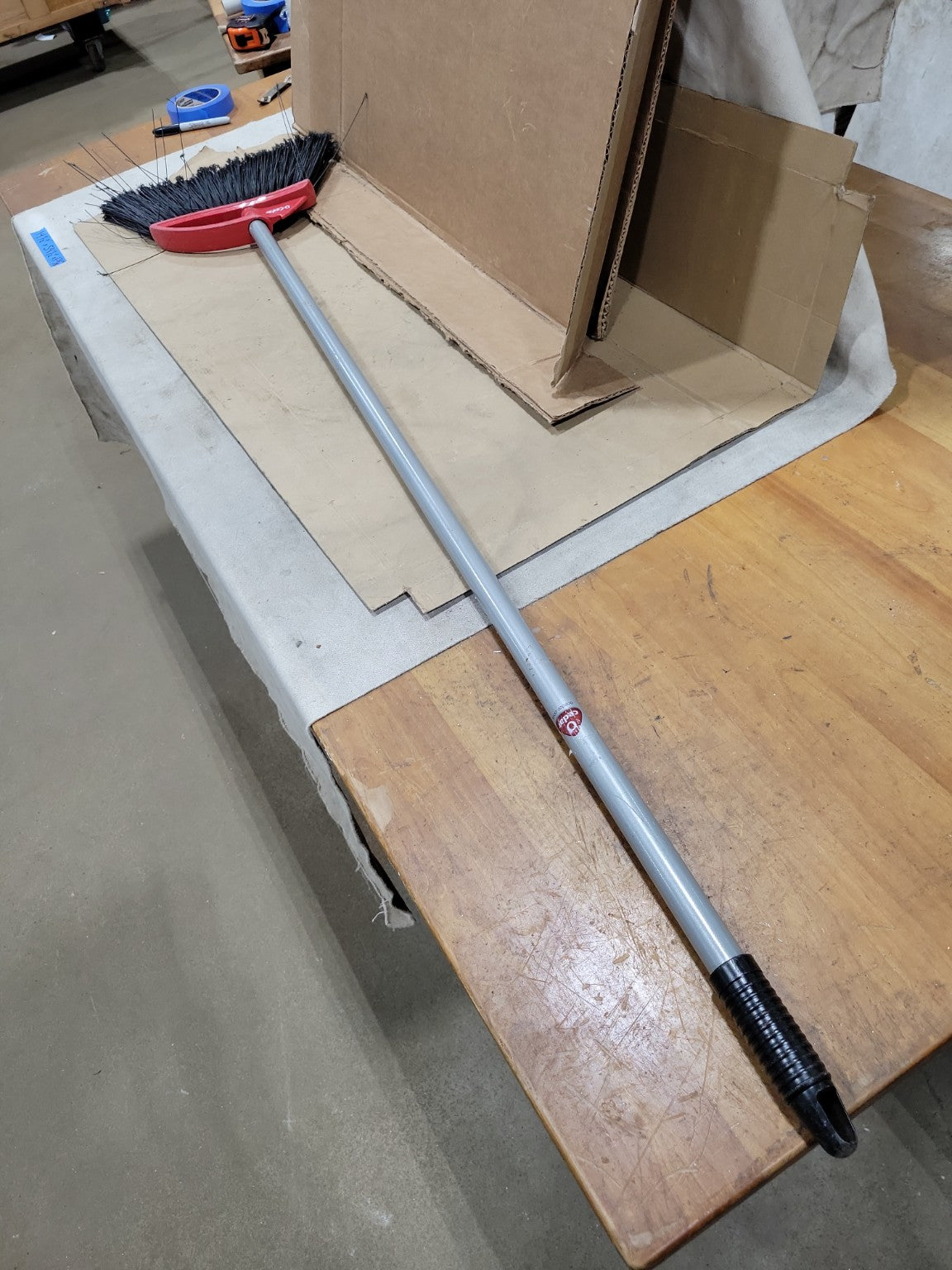 O-Cedar Angle Broom with Steel Handle