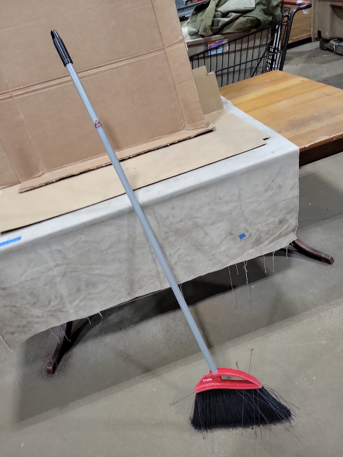 O-Cedar Angle Broom with Steel Handle