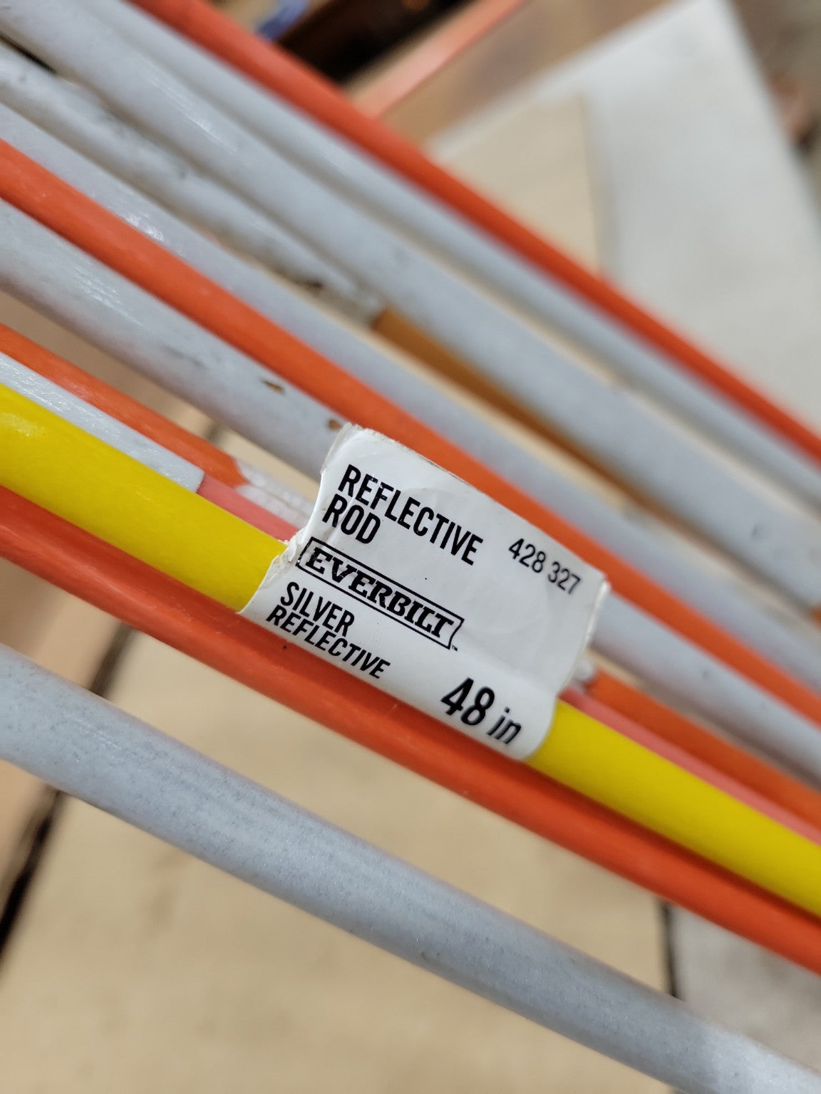 EverBilt Reflective Driveway Marker Rod Lot (13 Pieces)