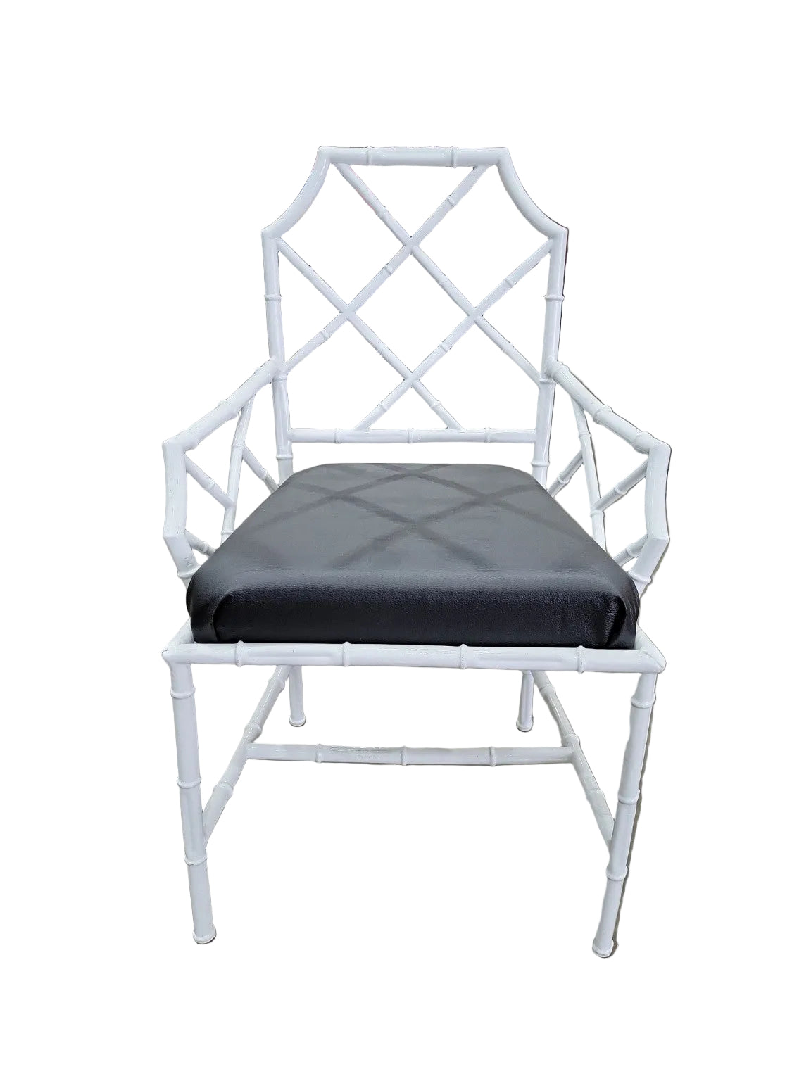 Set of Four Faux Bamboo Chippendale Armchairs