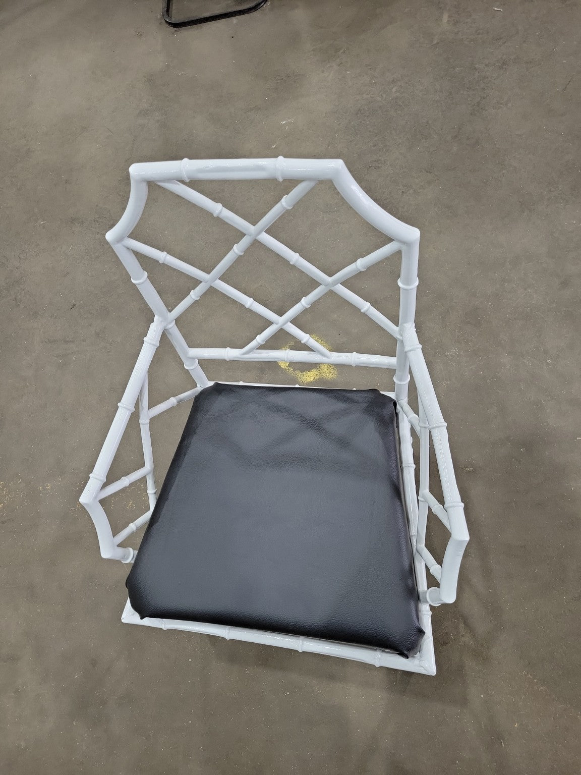 Set of Four Faux Bamboo Chippendale Armchairs