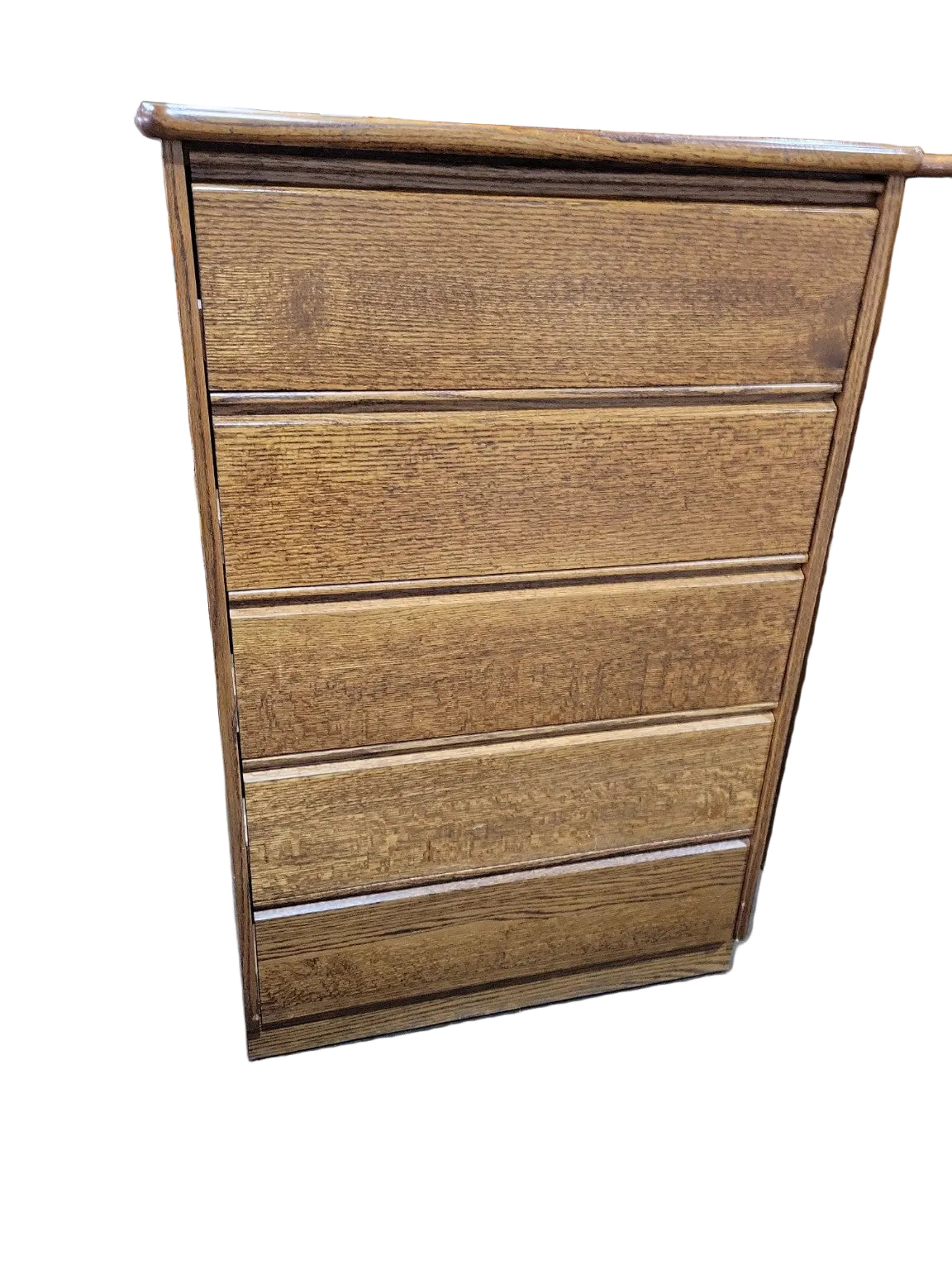 Vintage Oak Four-Drawer Chest of Drawers