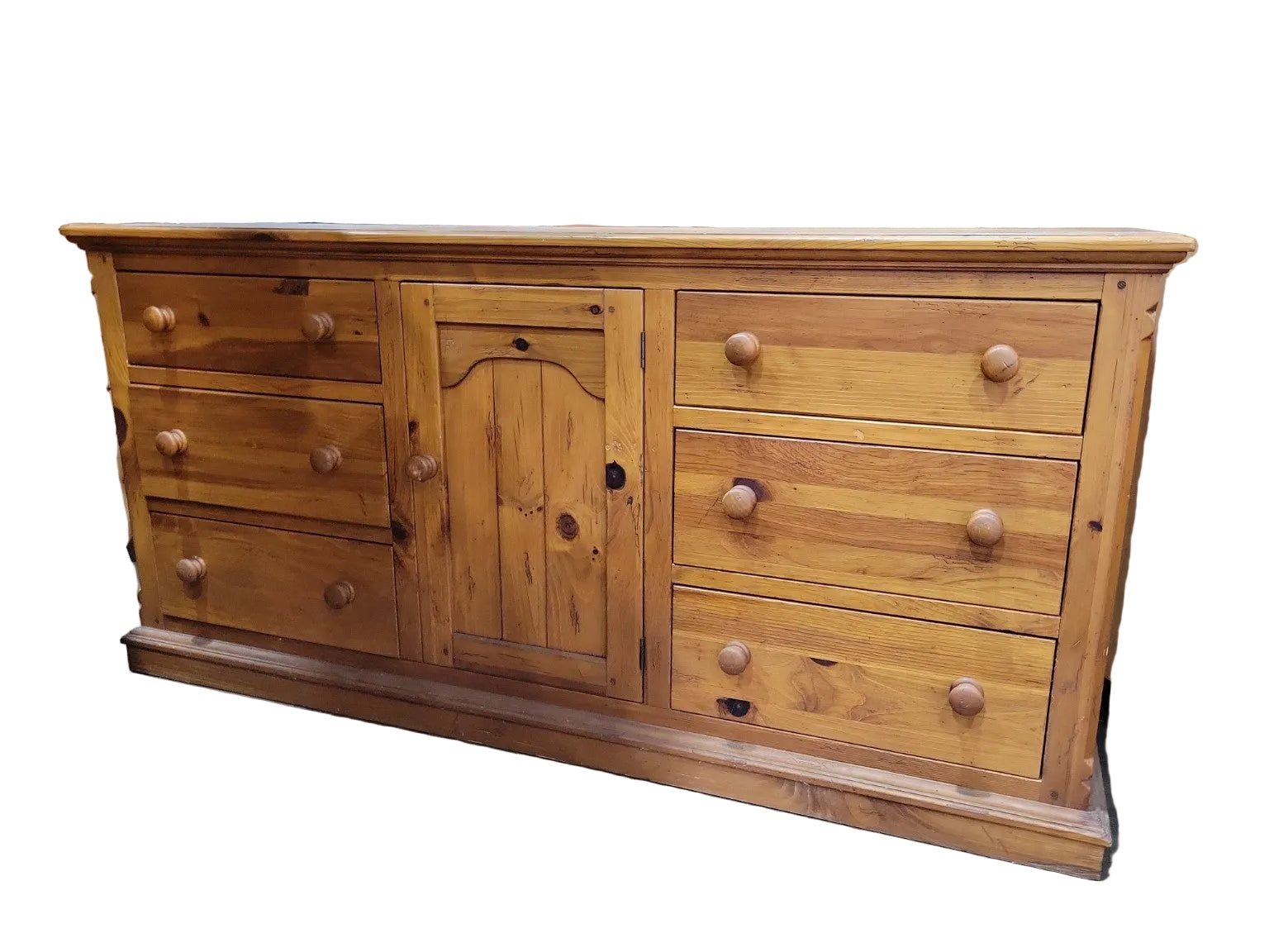 Ethan Allen Country Pine Sideboard Buffet Cabinet