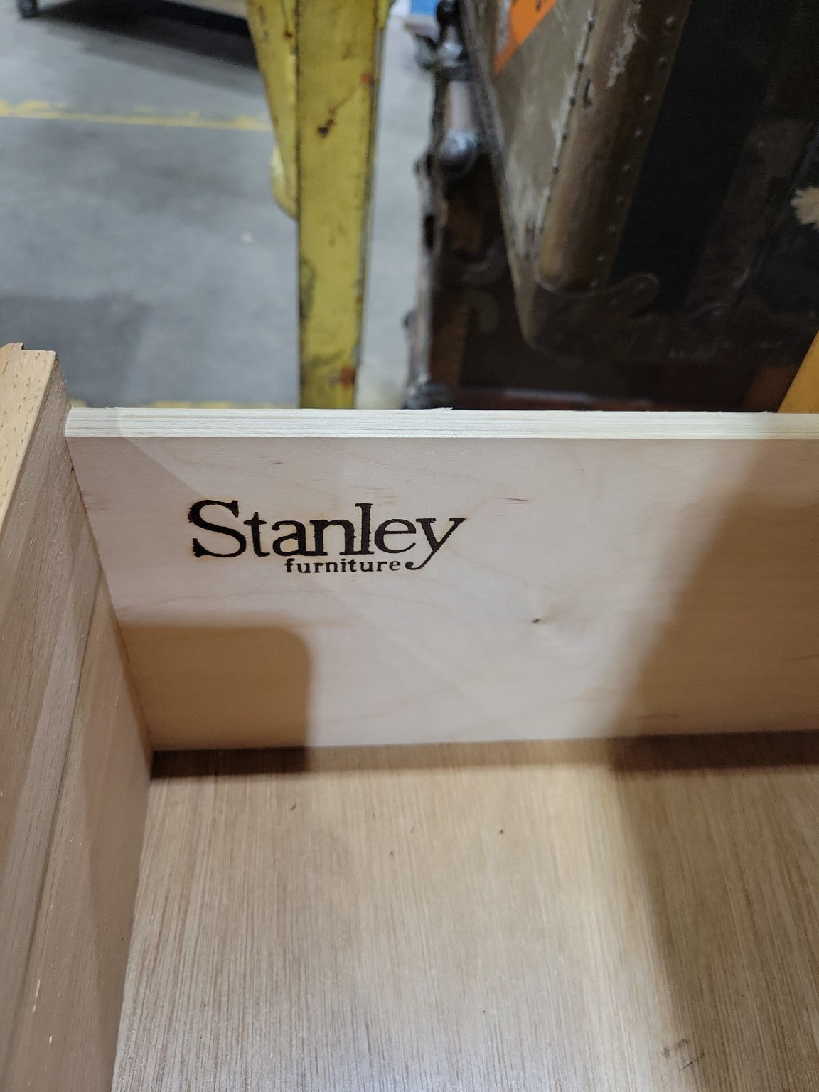 Stanley Furniture Oak Entertainment Armoire Cabinet