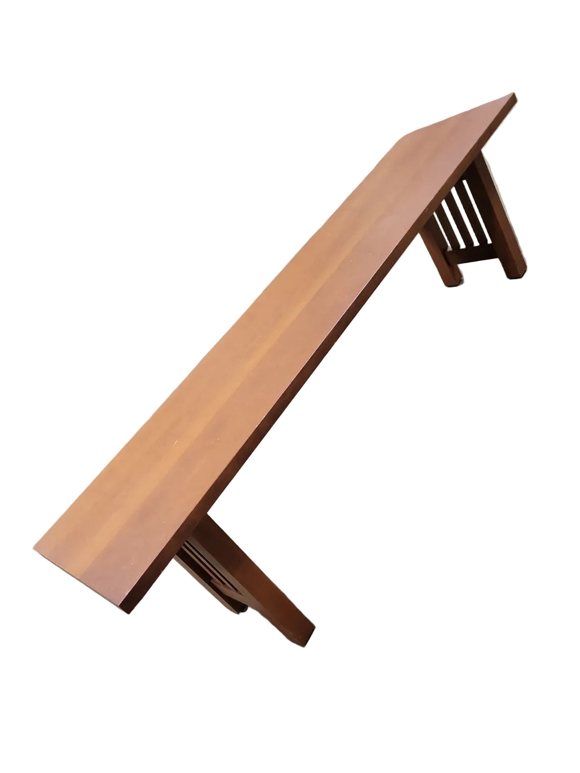 Mission Style Cherry Wood Bench – 60" Console Bench