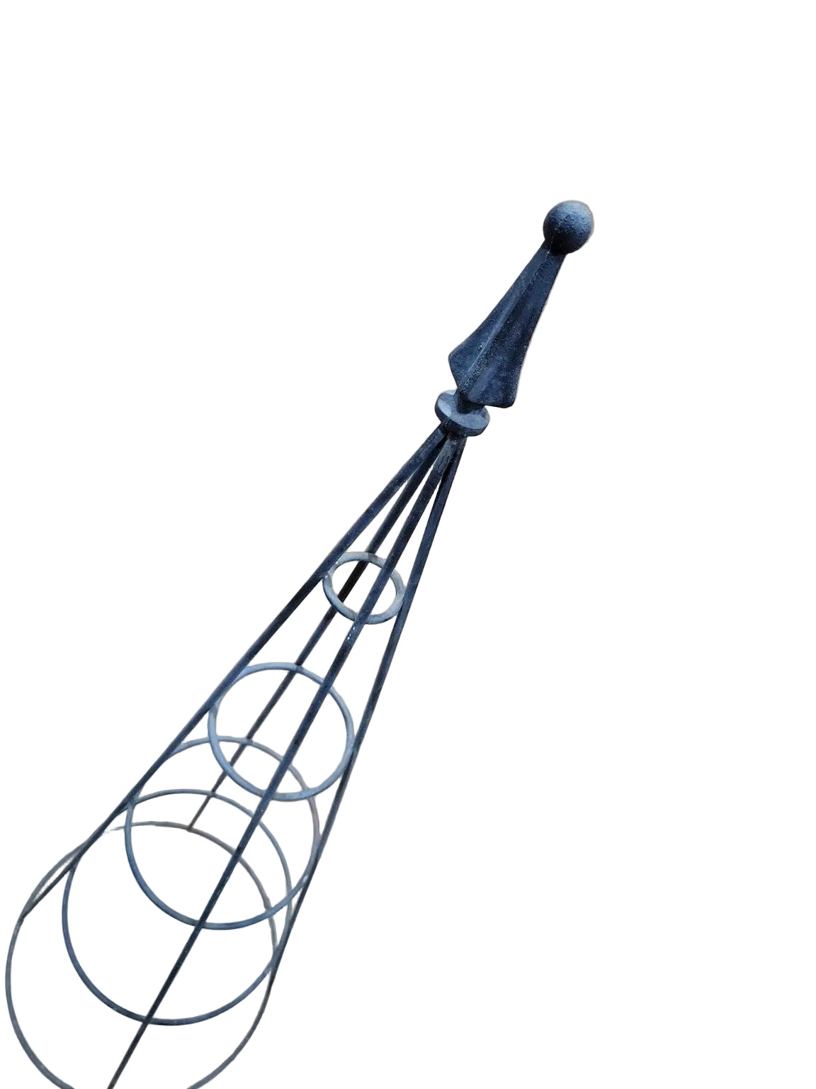 Decorative Wrought Iron Obelisk Garden Trellis – 42 1/2"