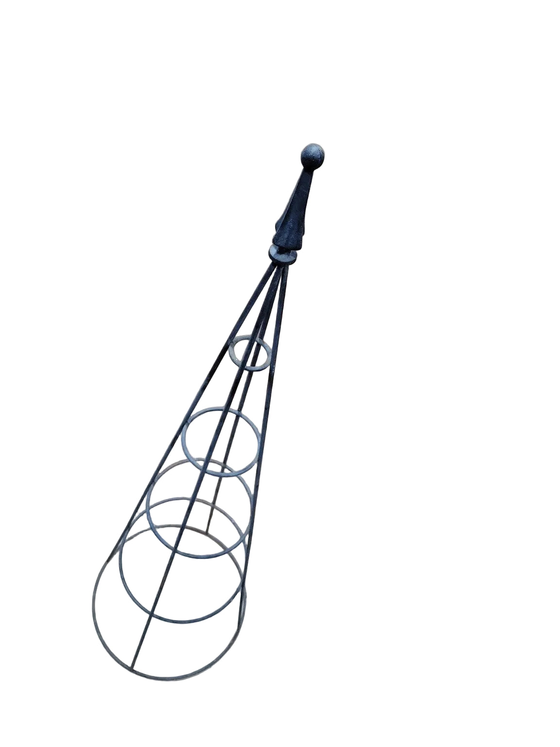 Decorative Wrought Iron Obelisk Garden Trellis – 42 1/2"