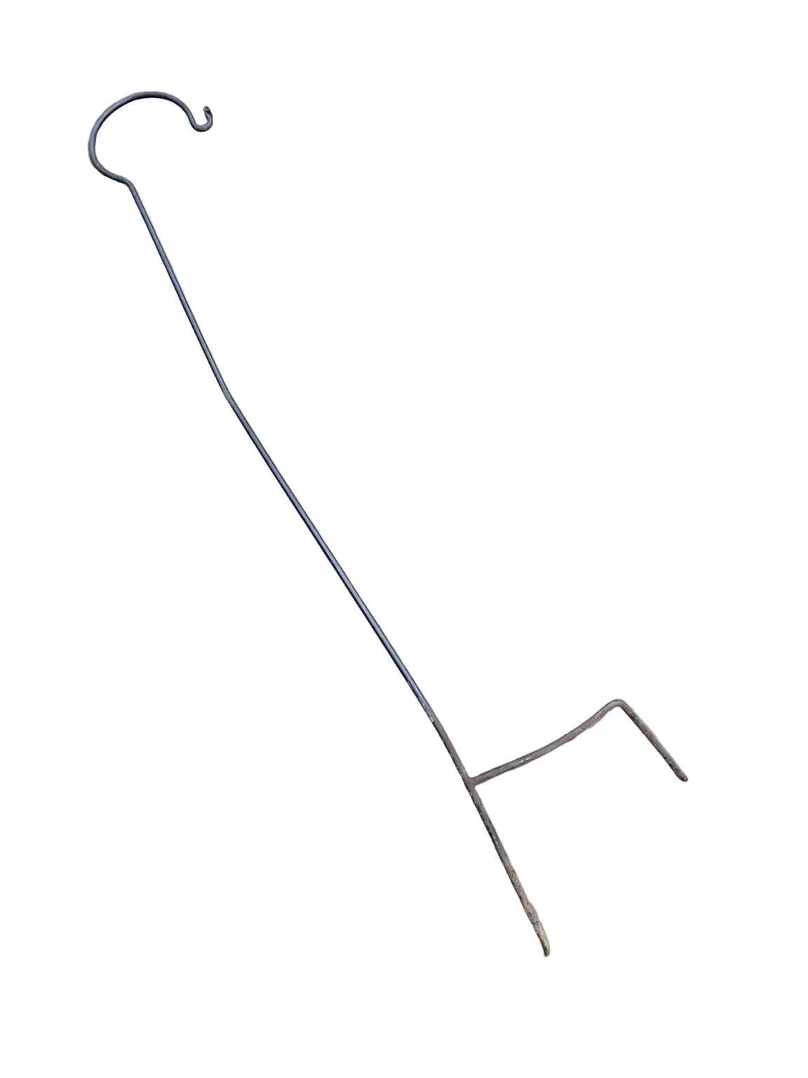 Forged Iron Shepherd’s Hook Garden Hanger – 79 1/2"