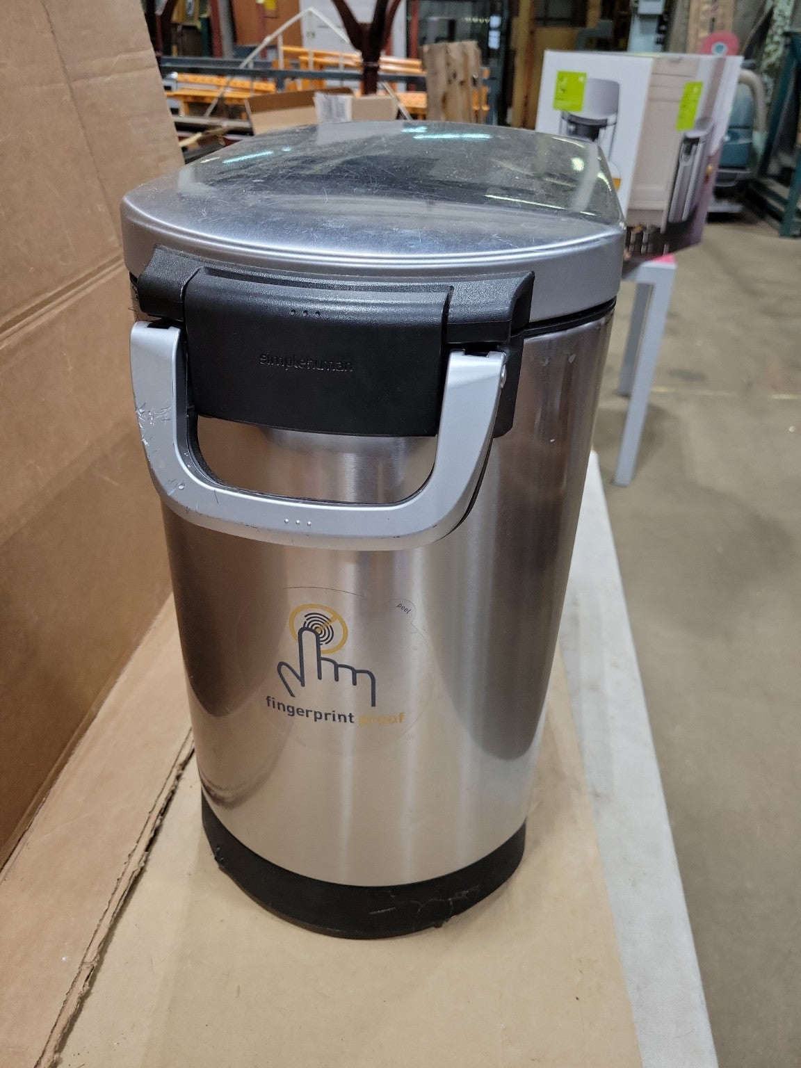 Simplehuman Stainless Steel Pet Food Storage Container – Medium 25-29 lb Capacity