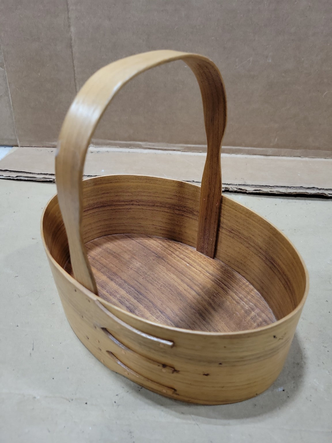 Set of 5 Handcrafted Bentwood Serving Baskets