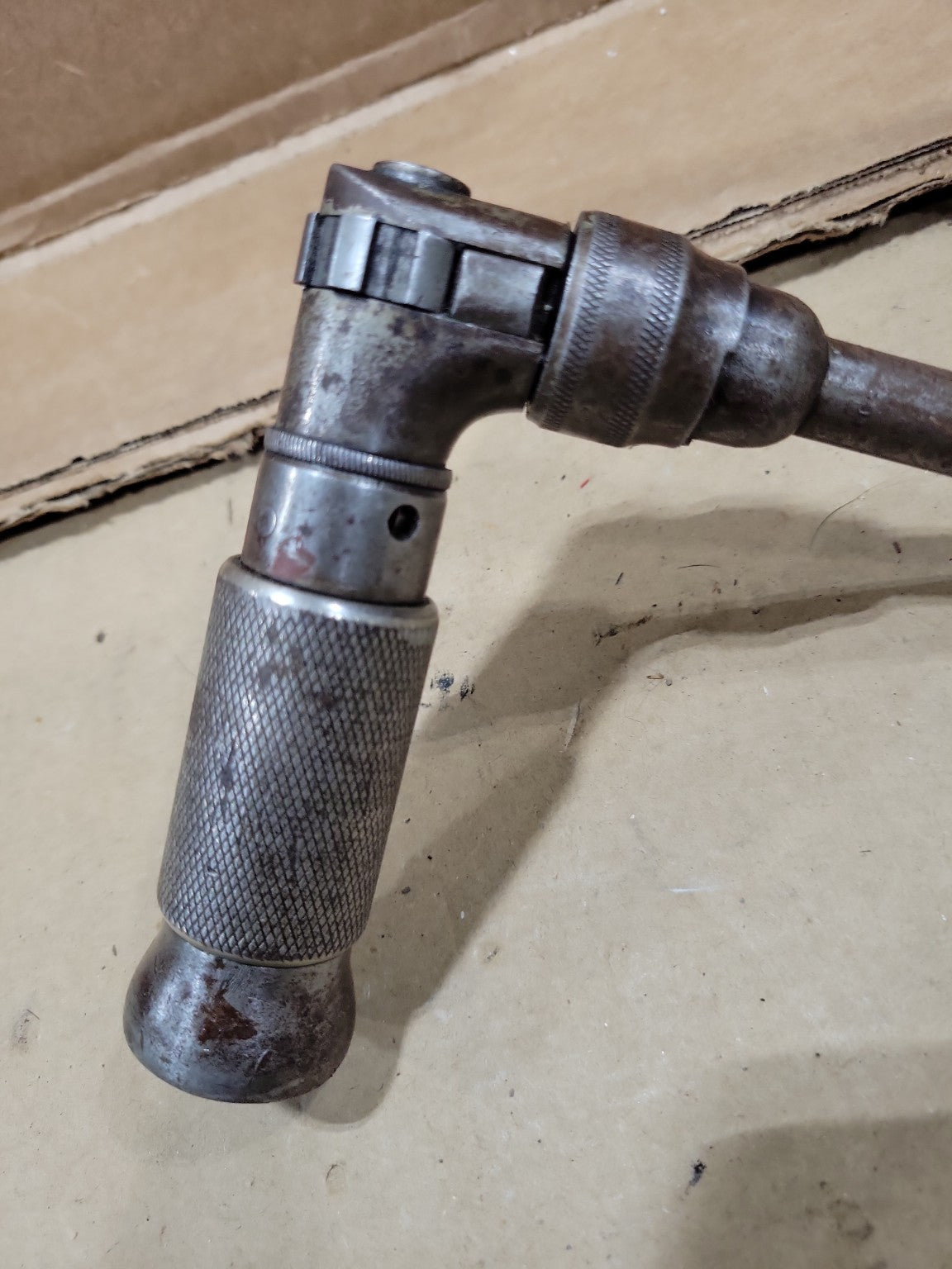 Vintage Ratcheting Brace Drill Hand Tool